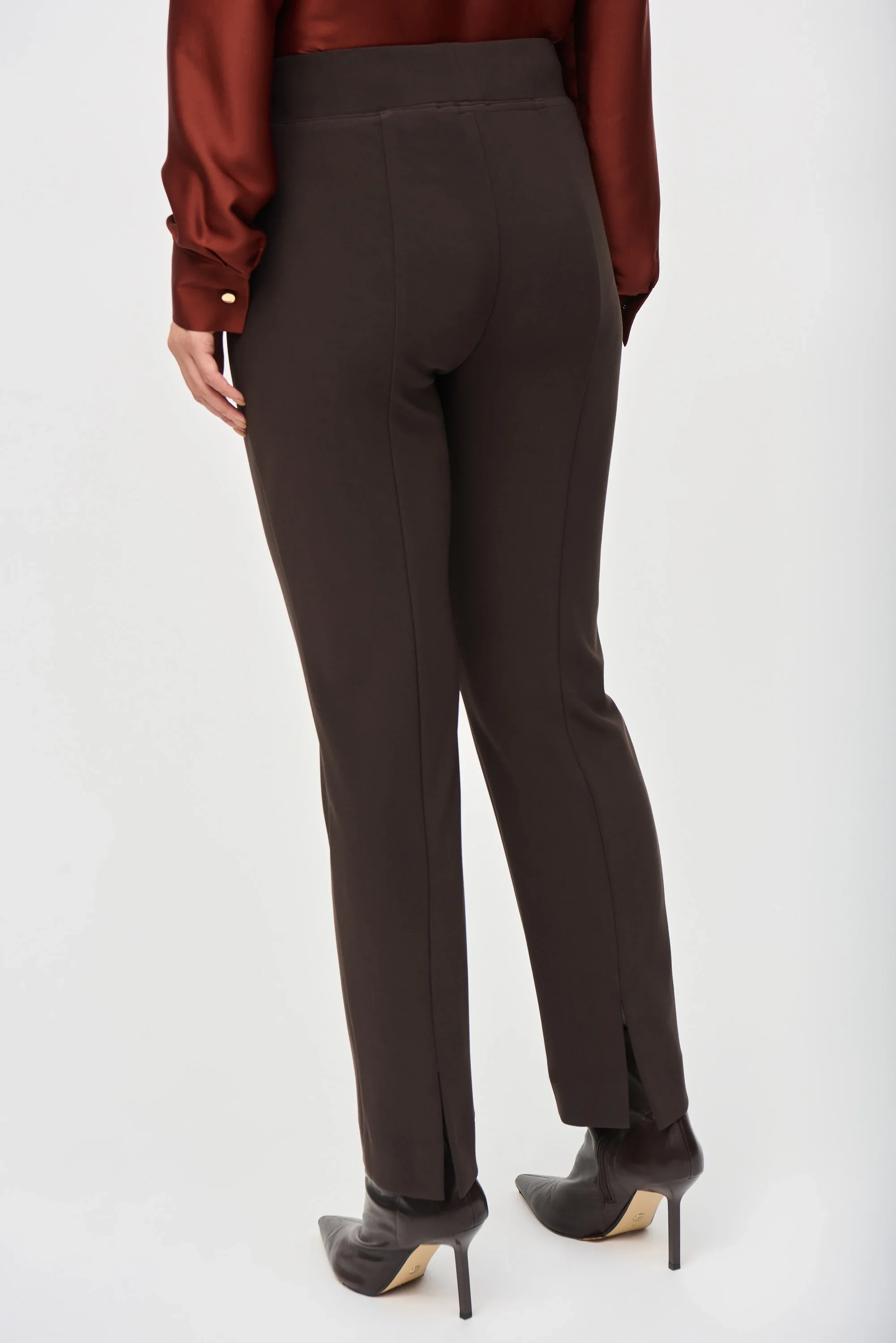 Joseph Ribkoff-143105F25-3799-Pant-Mocha - Image 2