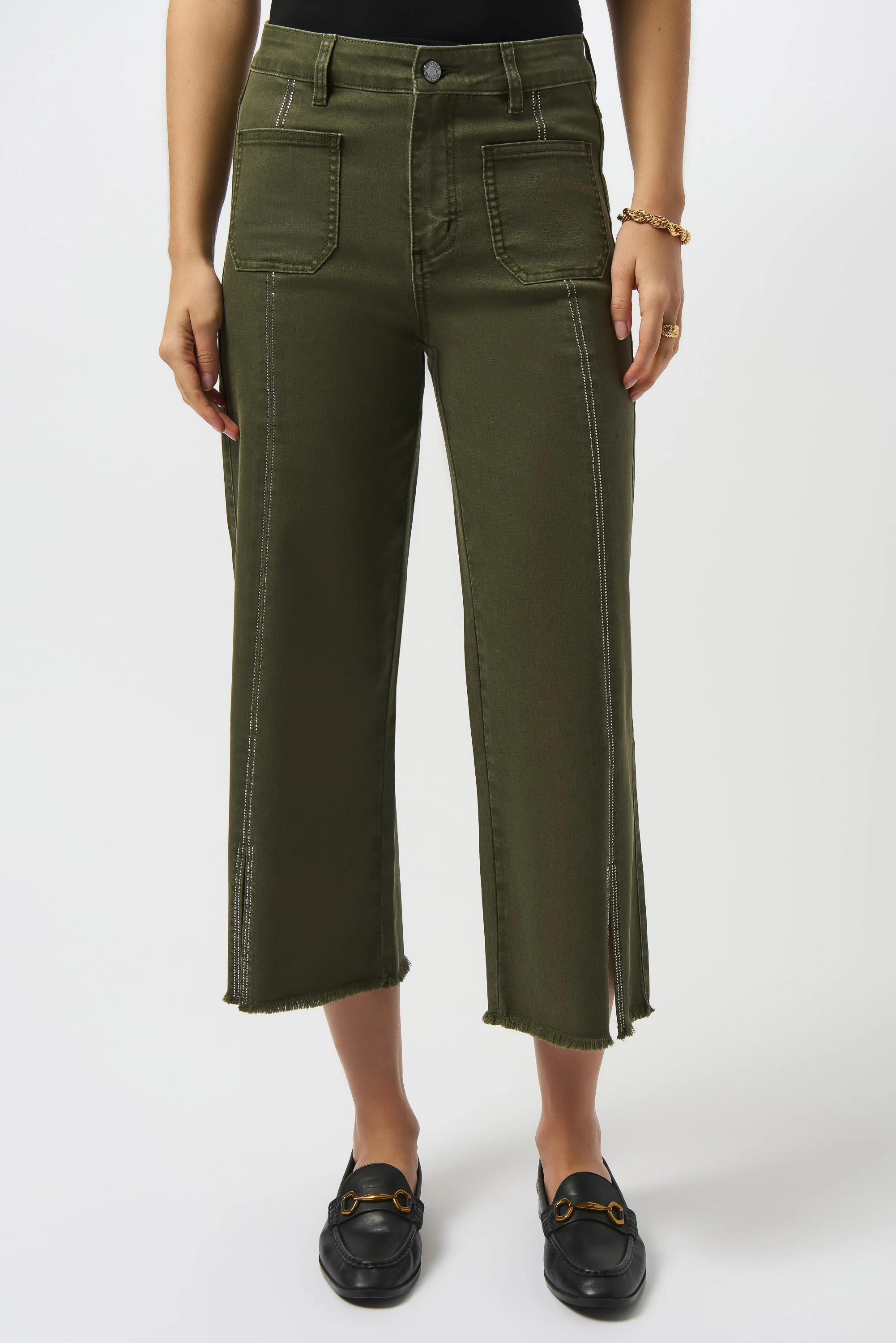 Joseph Ribkoff-251901F25-3380-Pant-Avocado - Image 2