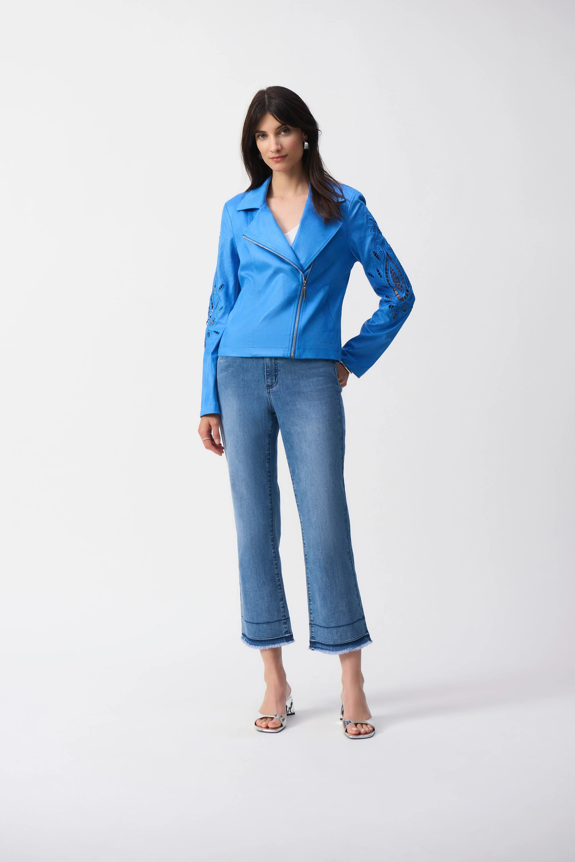 Joseph Ribkoff-251936-4360-Jacket-Coastal Blue