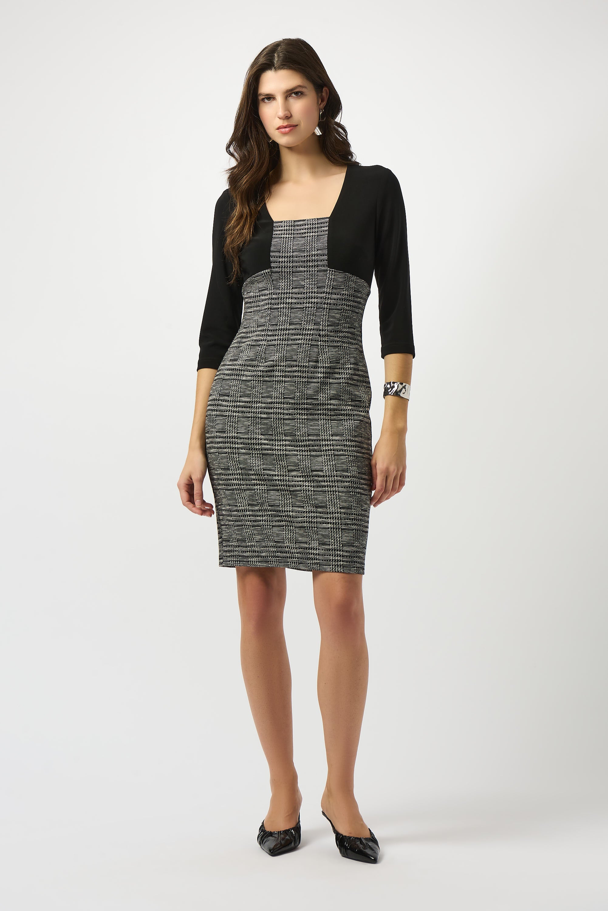 Joseph Ribkoff-253184-272Dress-Black/White