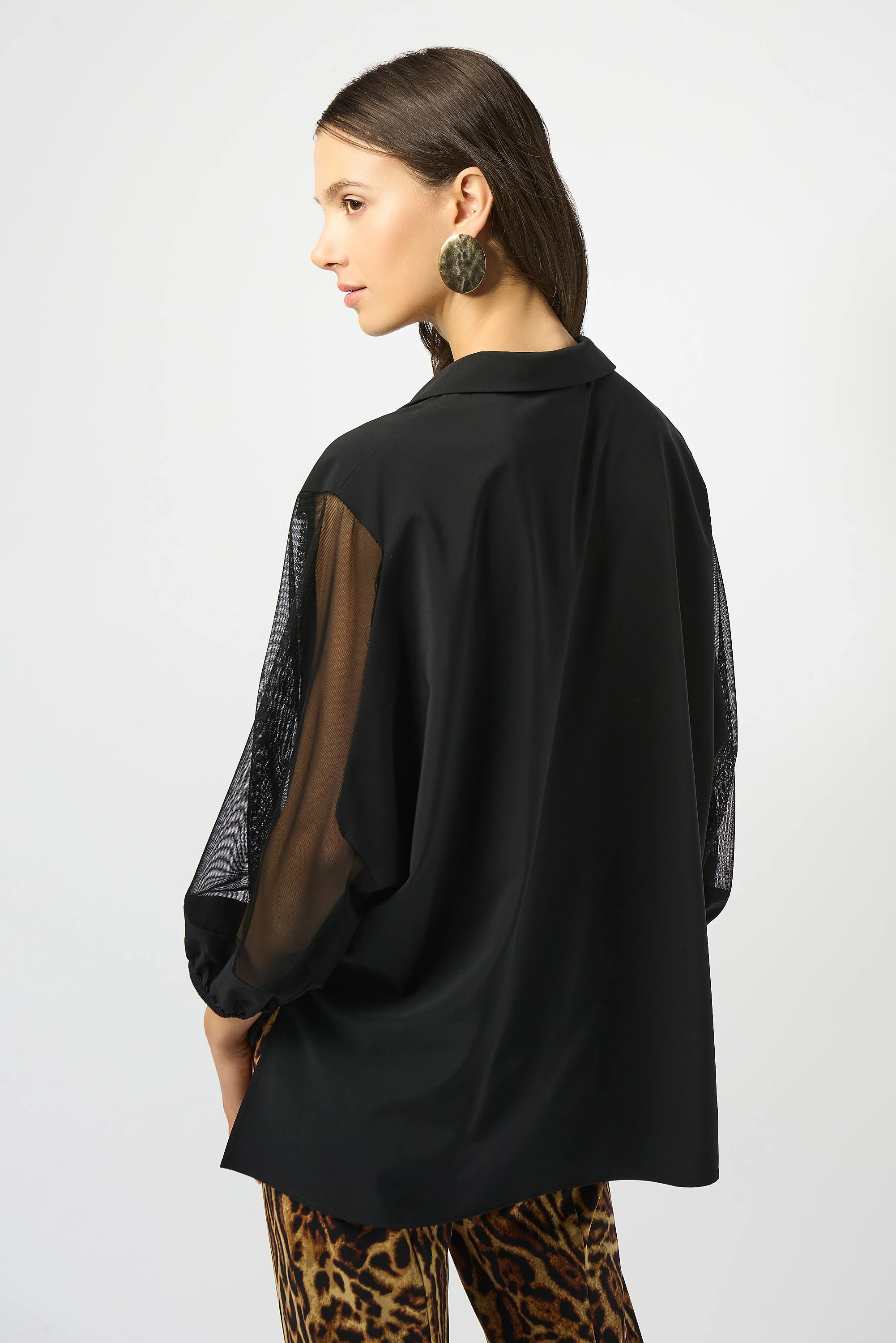 Joseph Ribkoff-253205-11-Top-Black - Image 3