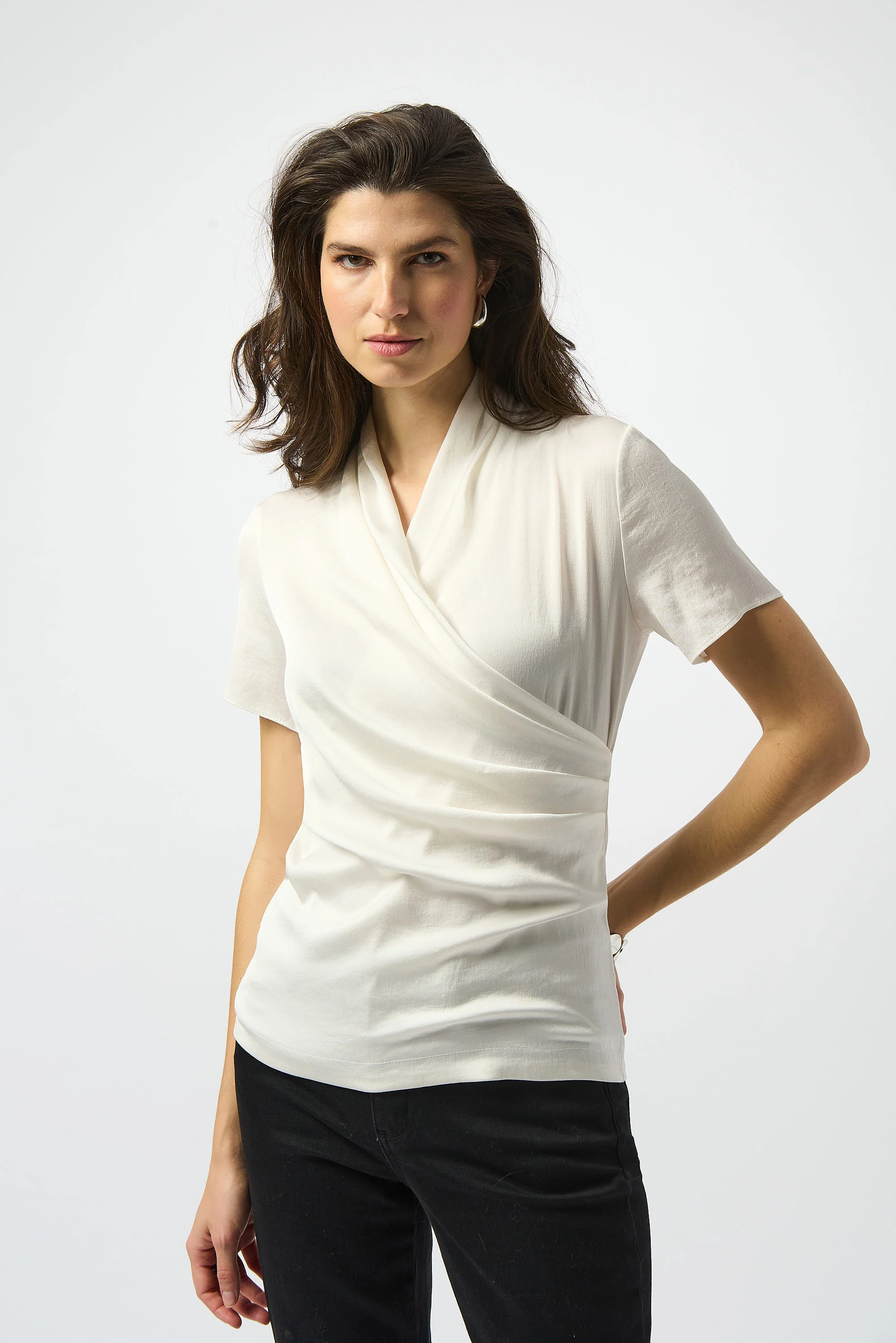 Joseph Ribkoff-253237-11-Top-Black - Image 2