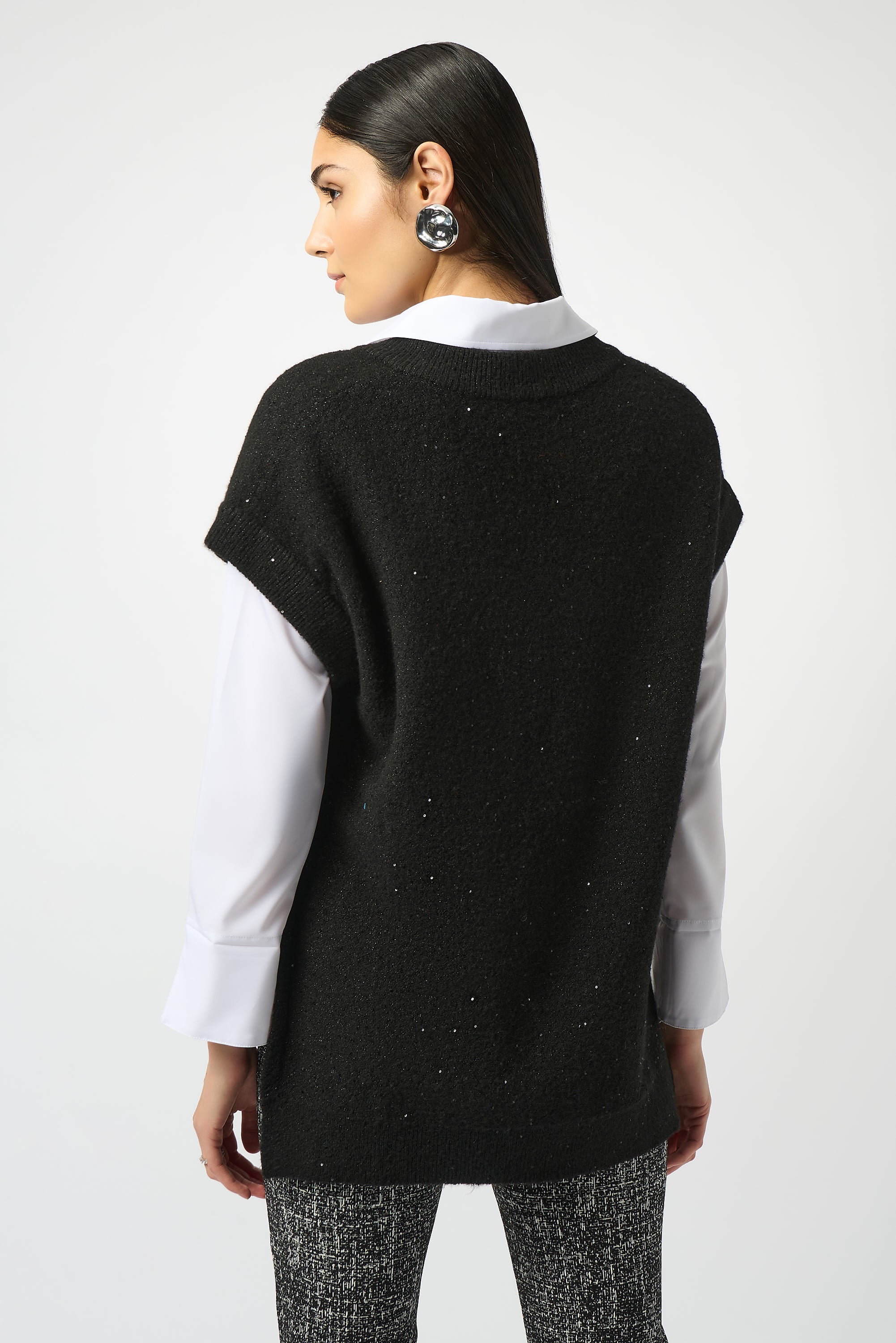 Joseph Ribkoff-253957-11-Tunic-Black - Image 3