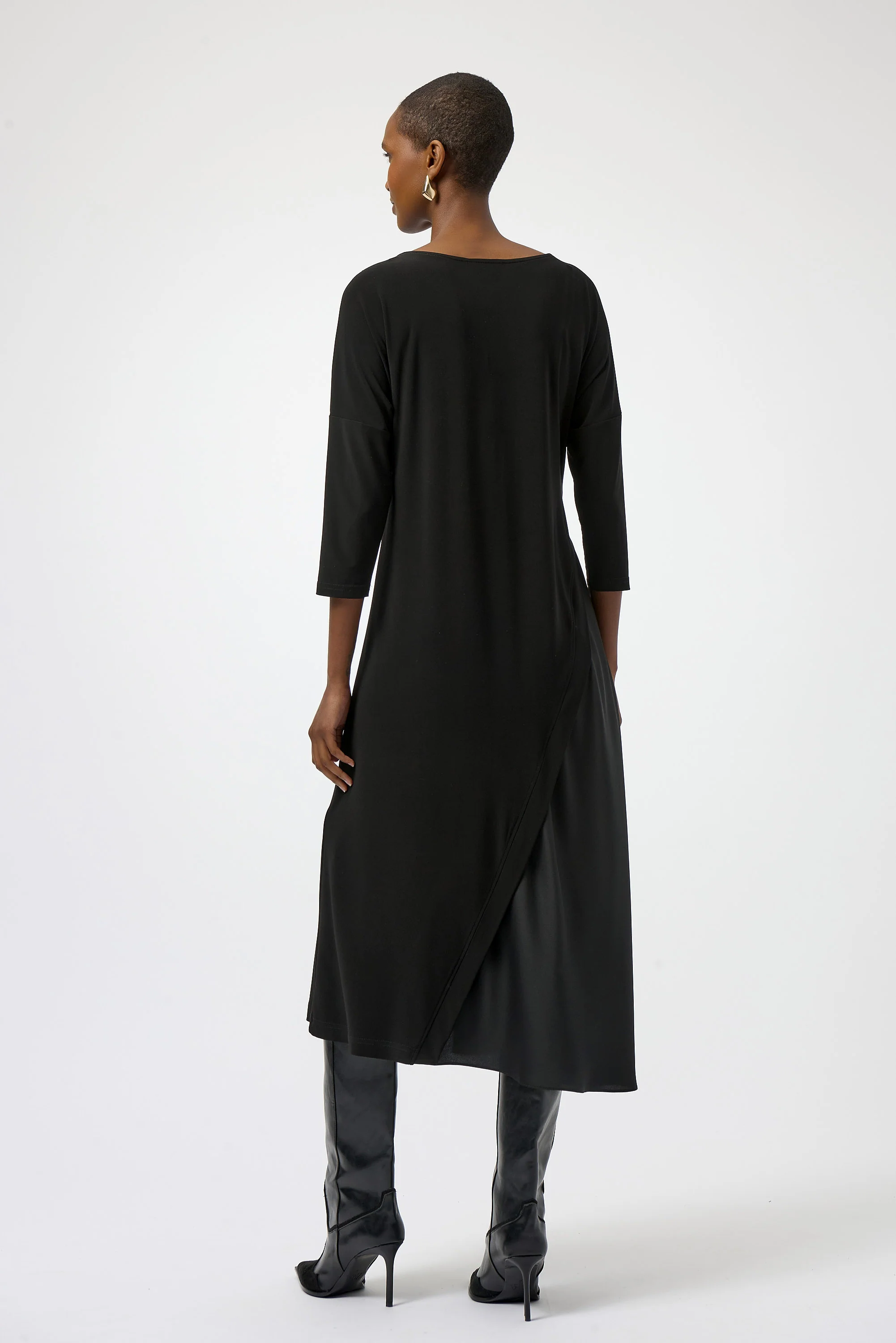 Joseph Ribkoff-254126-11-Dress-Black - Image 3