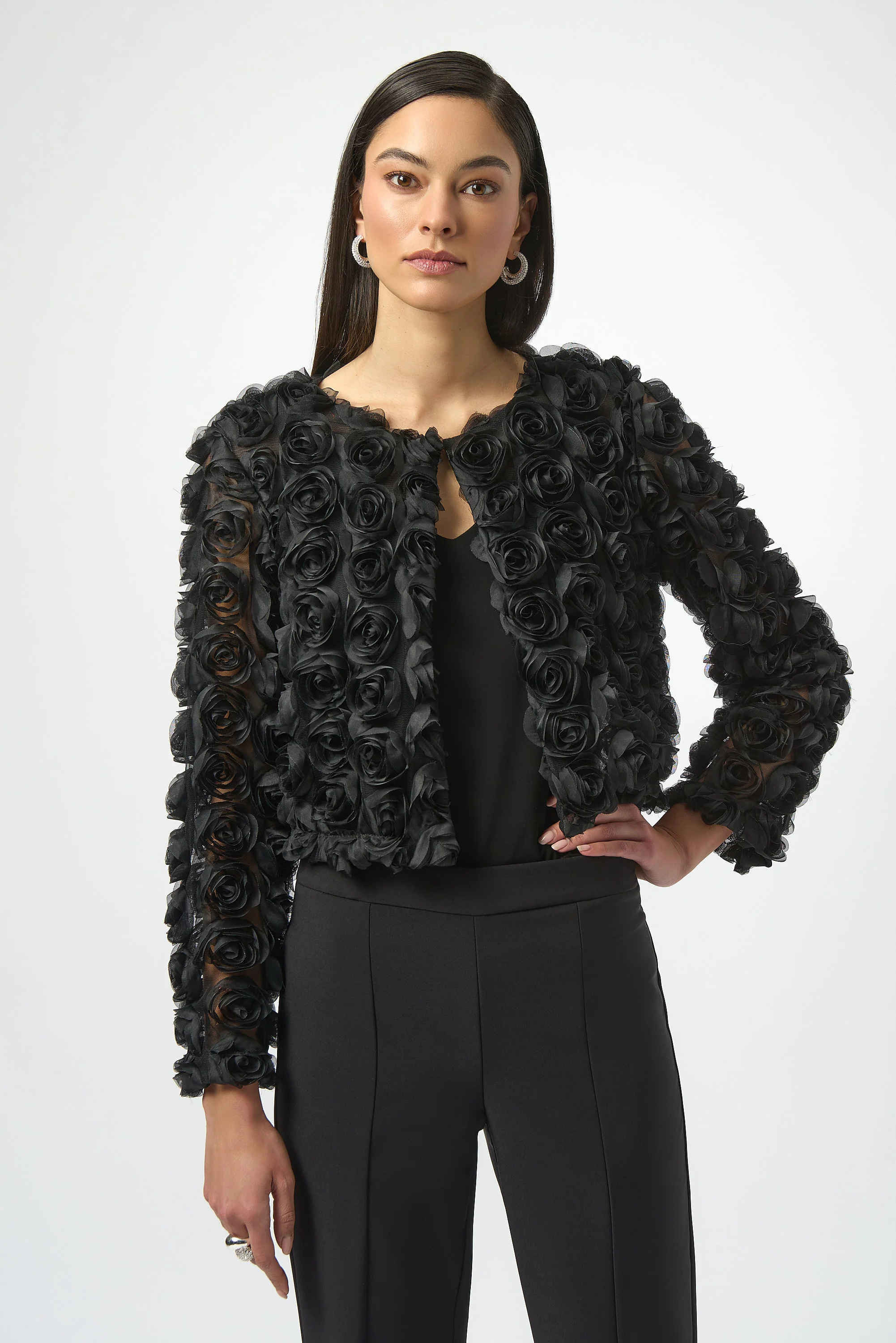 Joseph Ribkoff-254180-11-Cover Up-Black - Image 2