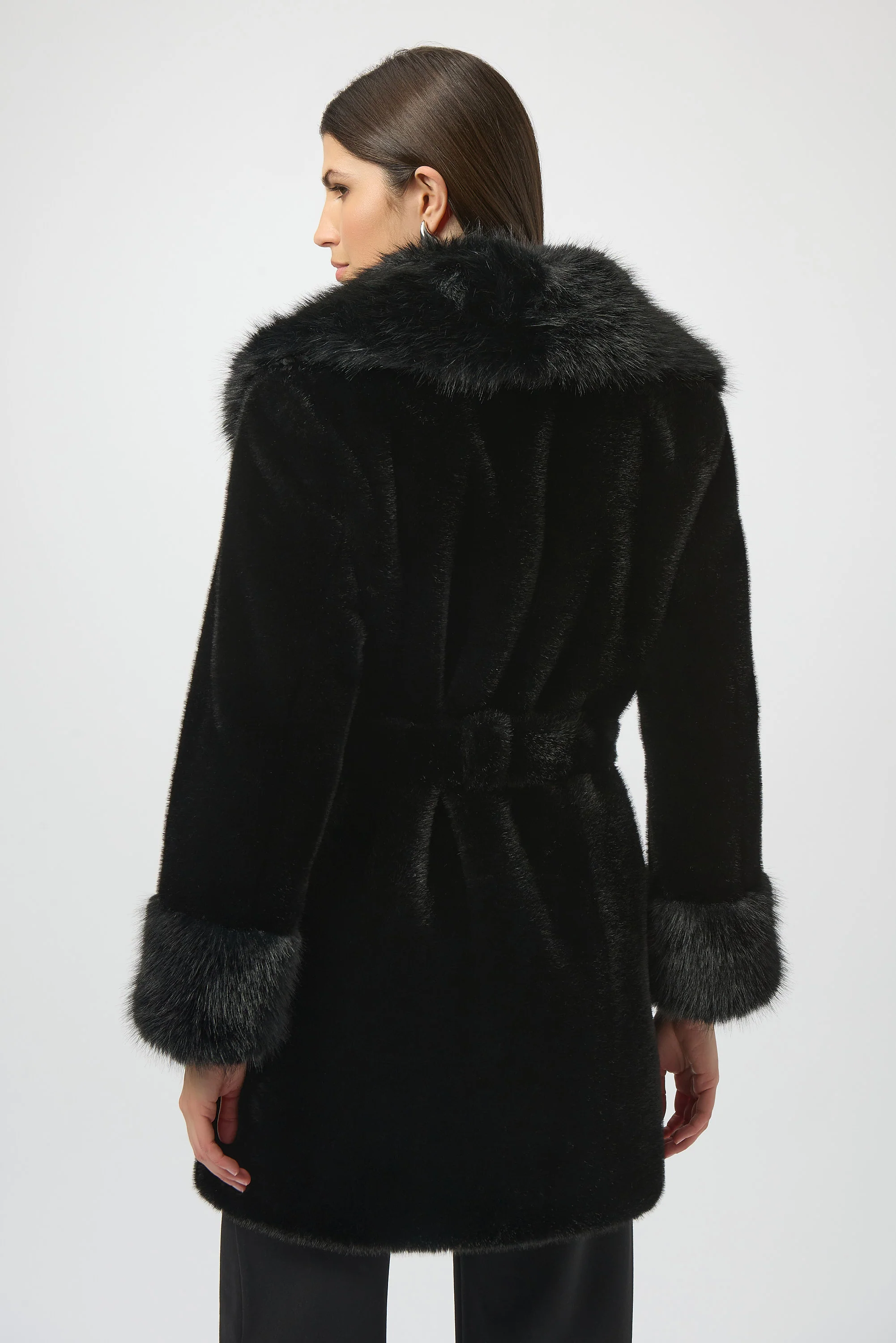 Joseph Ribkoff-254907-11-Coat-Black - Image 3