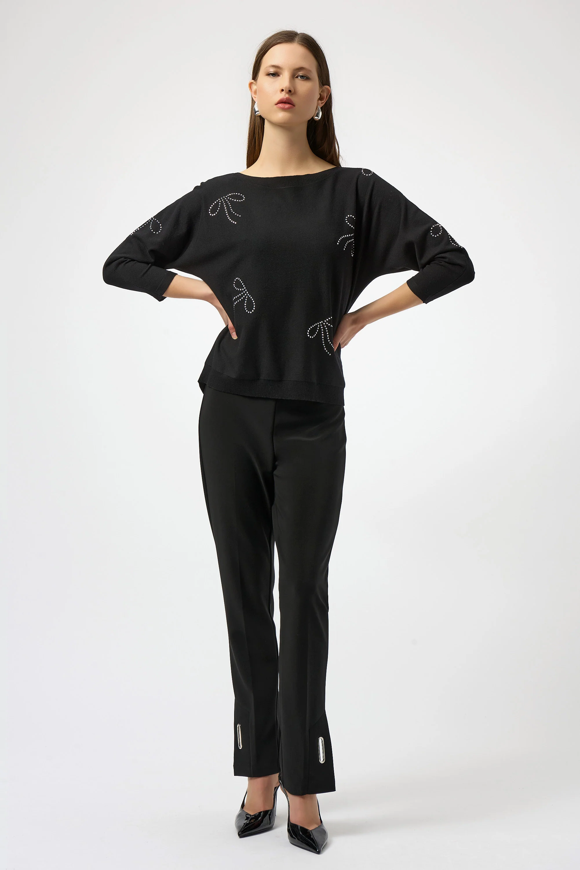 Joseph Ribkoff-254950-11-Top-Black - Image 2