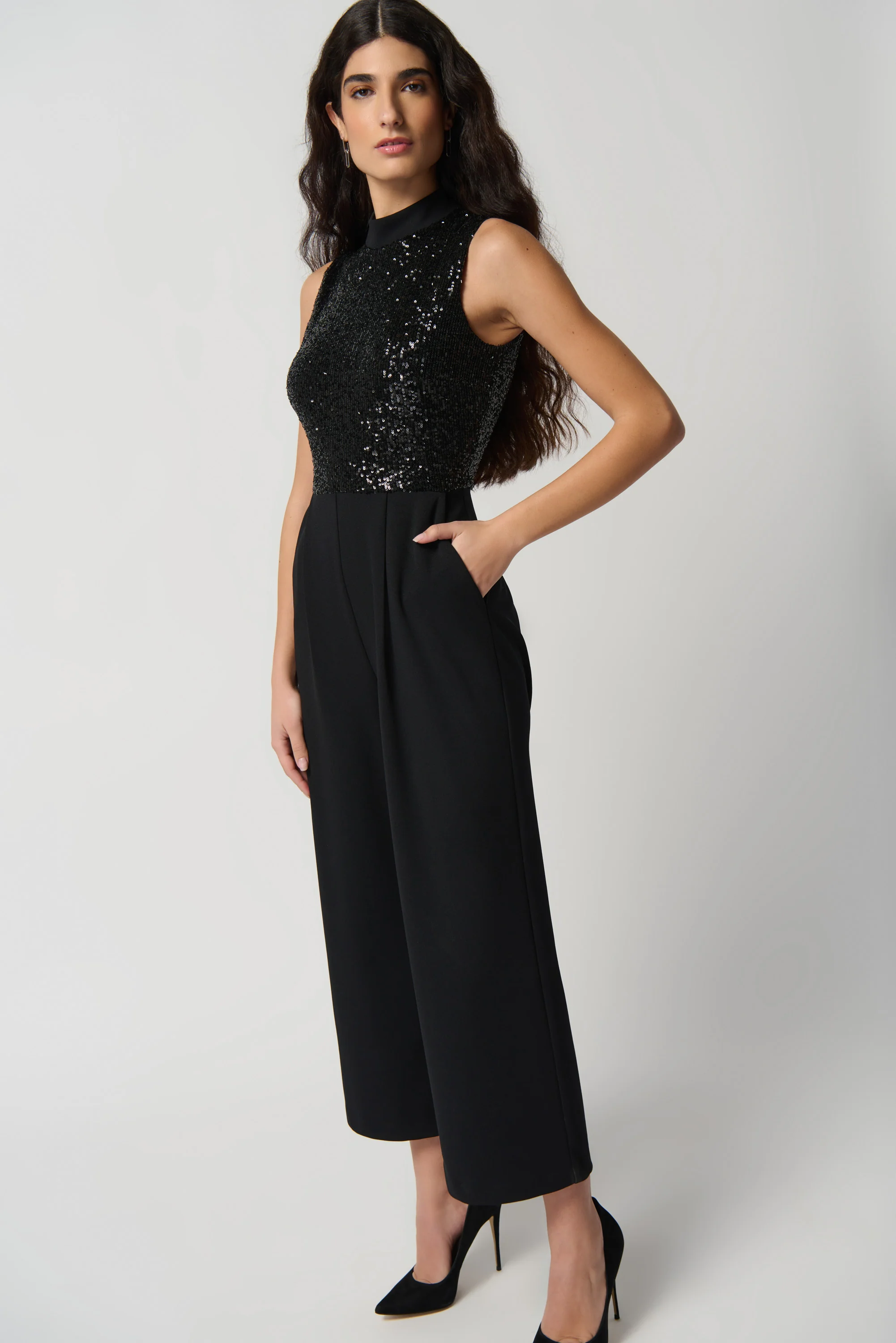 Joseph Ribkoff - 234205 -Jumpsuit -Black - Image 3