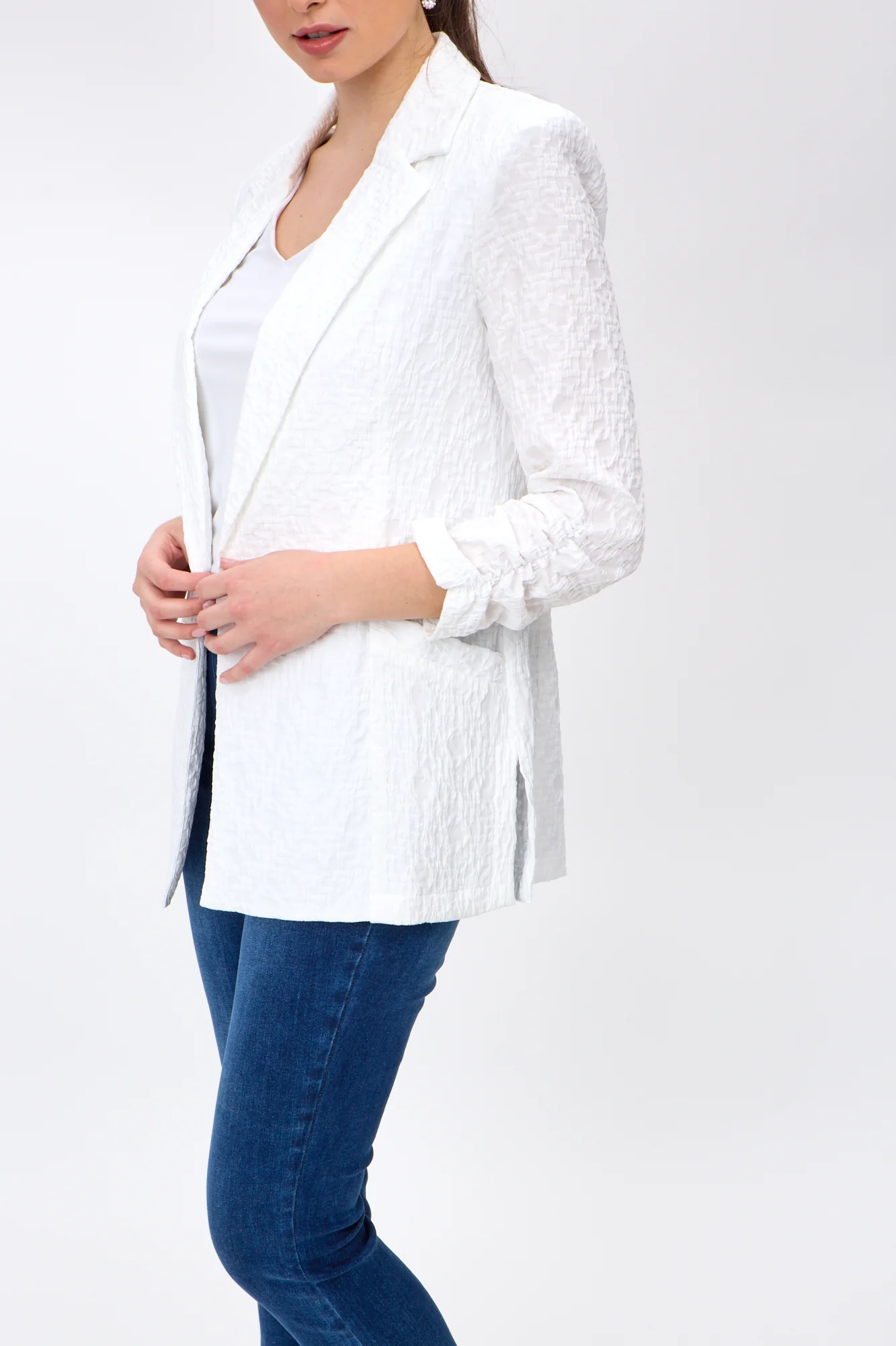Joseph Ribkoff-242034S26-12-Blazer-White - Image 3