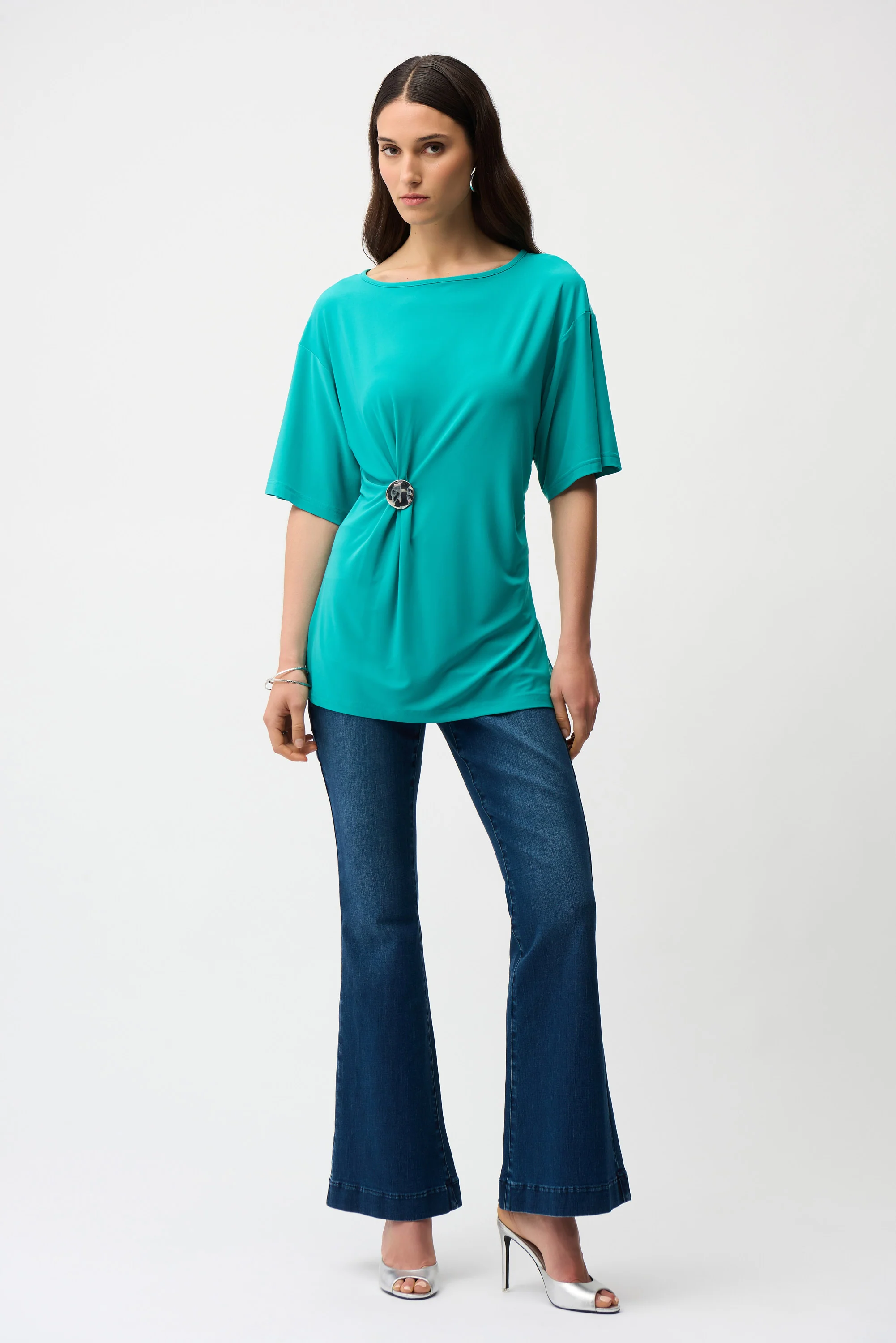 Joseph Ribkoff Oceanic Tunic Style 261029 - Spring 2026 Designer Top | Made in Canada - Image 3