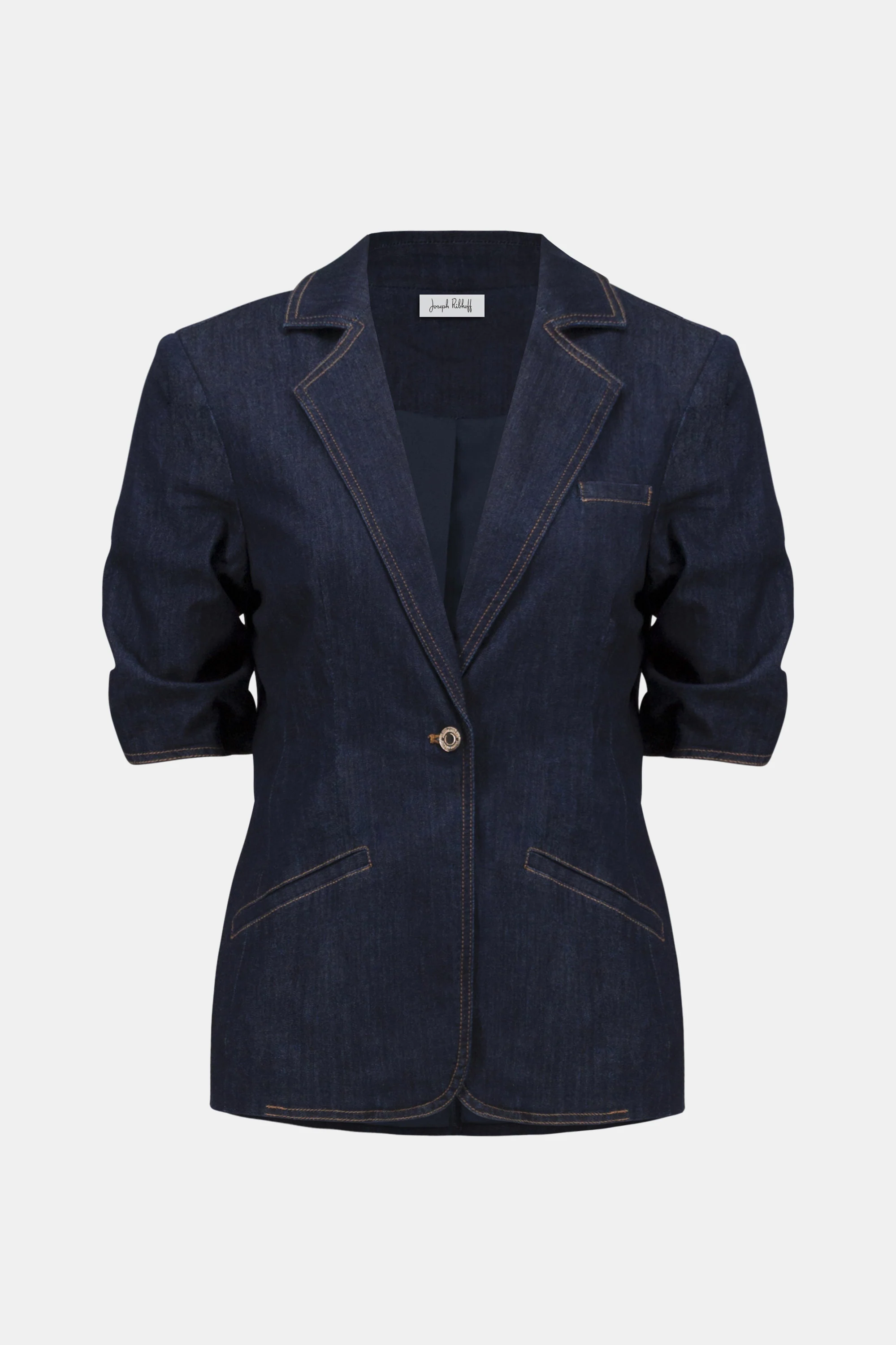 Joseph Ribkoff-261968-3302-Jacket-Dark Denim Blue - Image 2