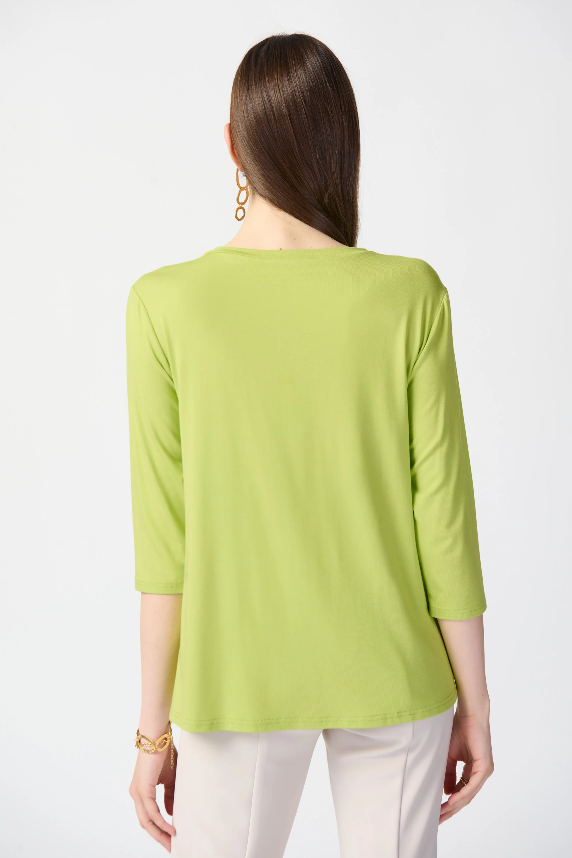 Joseph Ribkoff -241038-Top-Key Lime - Image 5