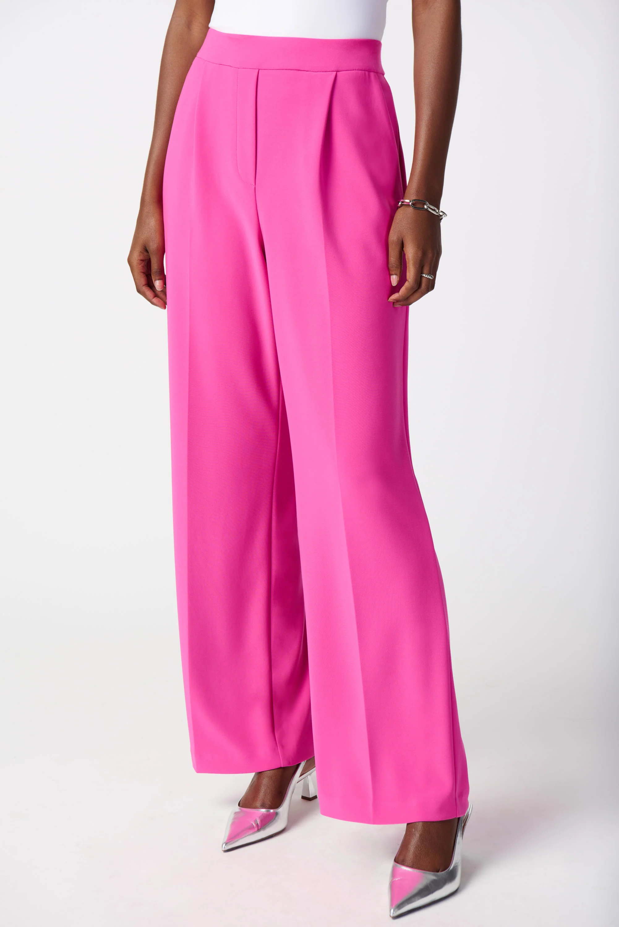 Joseph Ribkoff -241095-Pant-Ultra Pink - Image 3