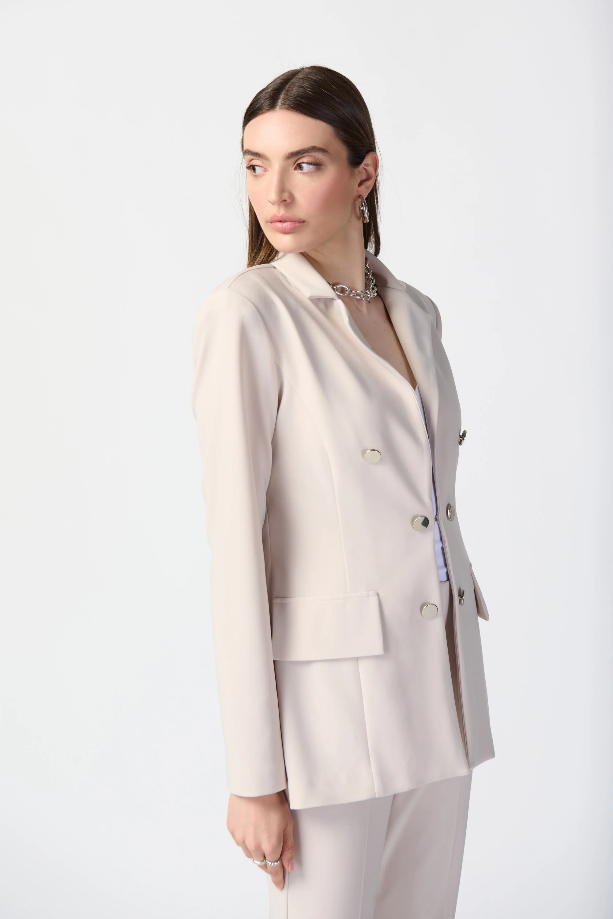 Joseph Ribkoff -241145-Blazer-Moonstone - Image 3