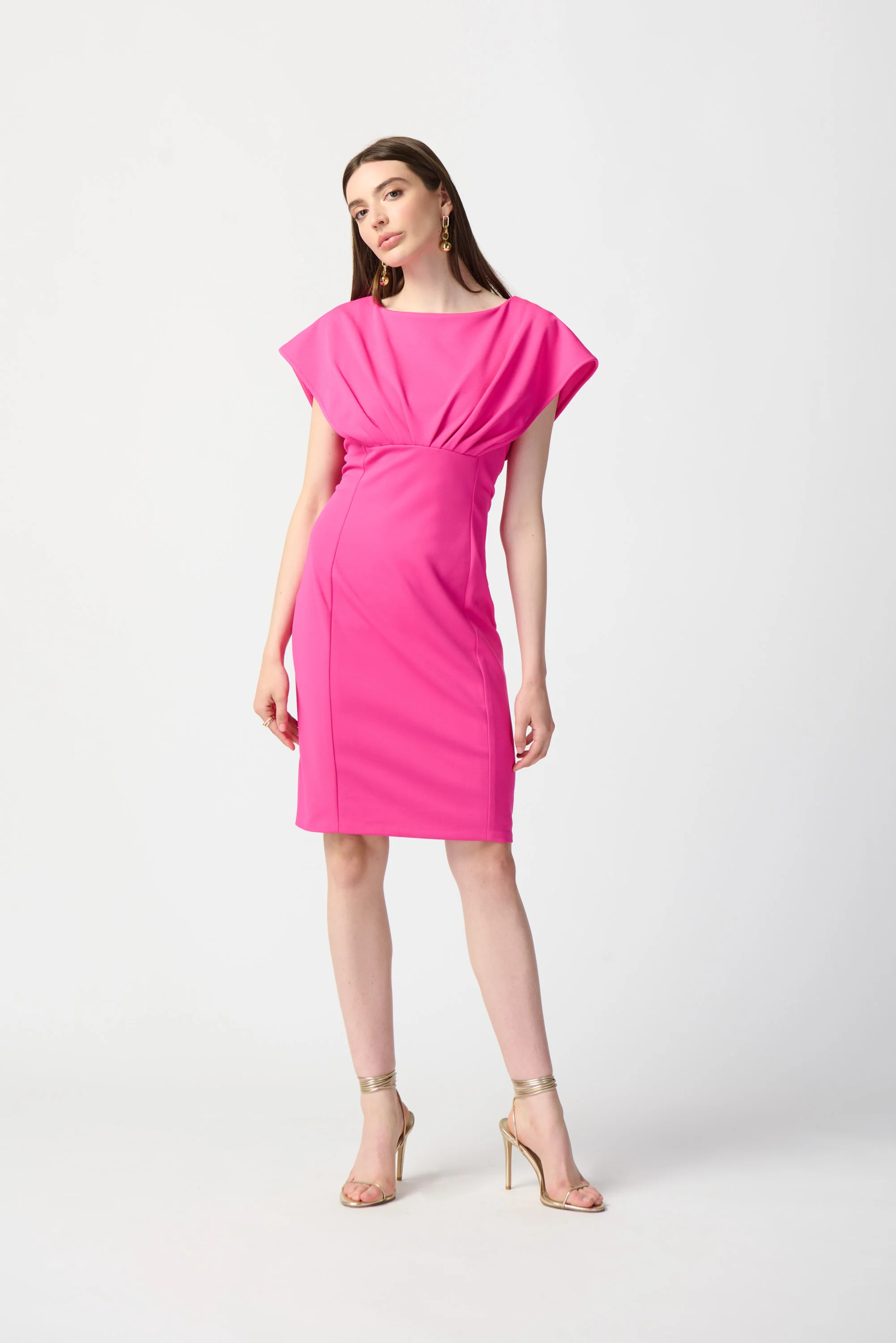 Joseph Ribkoff -241233-Dress-Radiant Red - Image 3