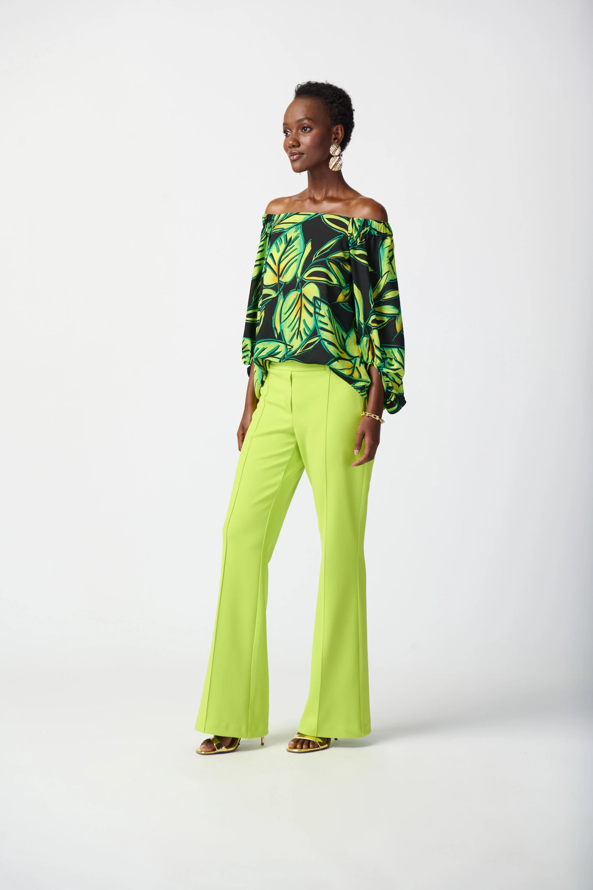 Joseph Ribkoff -241248-Pant-Key Lime - Image 2