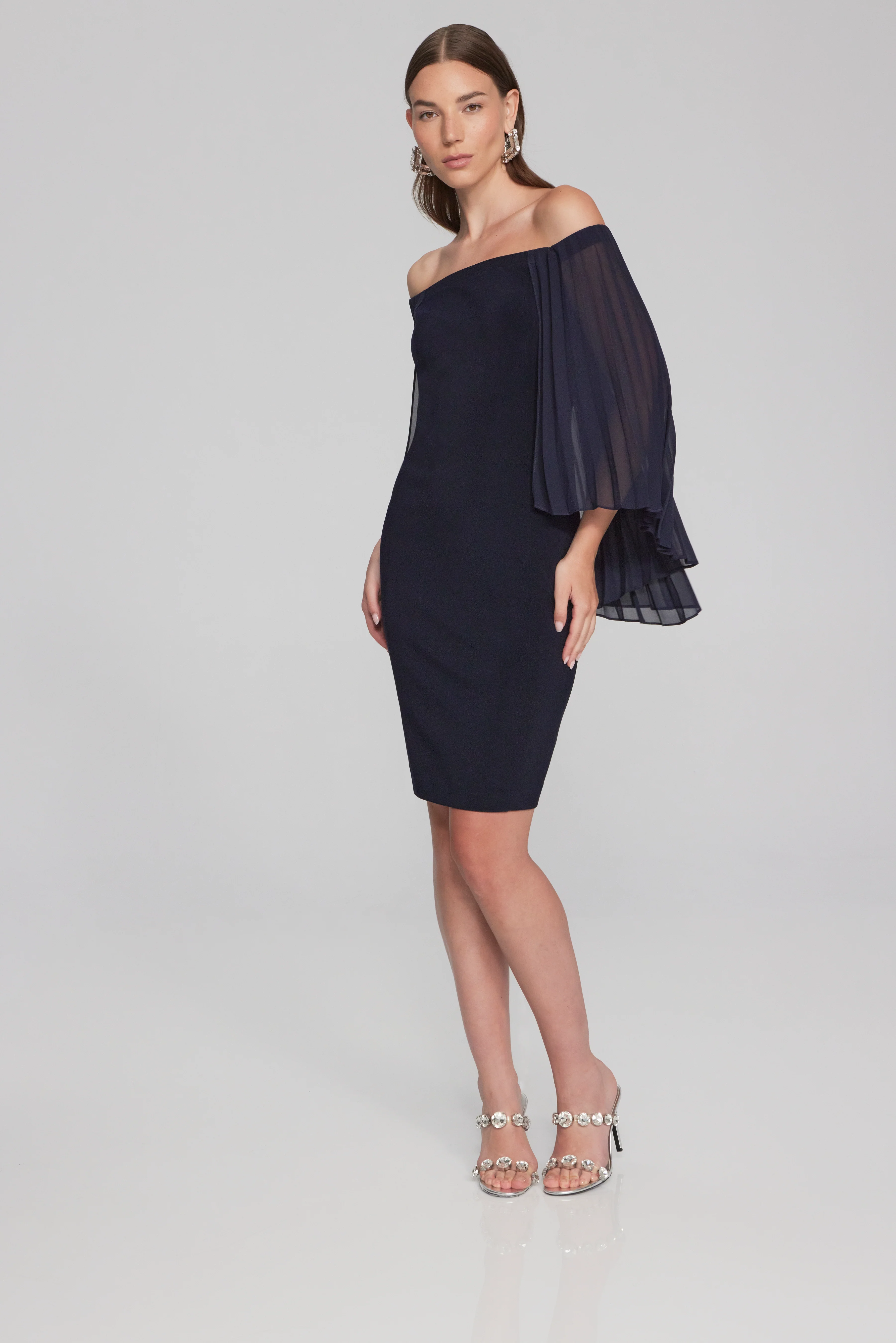 Joseph Ribkoff -241781-Dress-Midnight Blue - Image 2