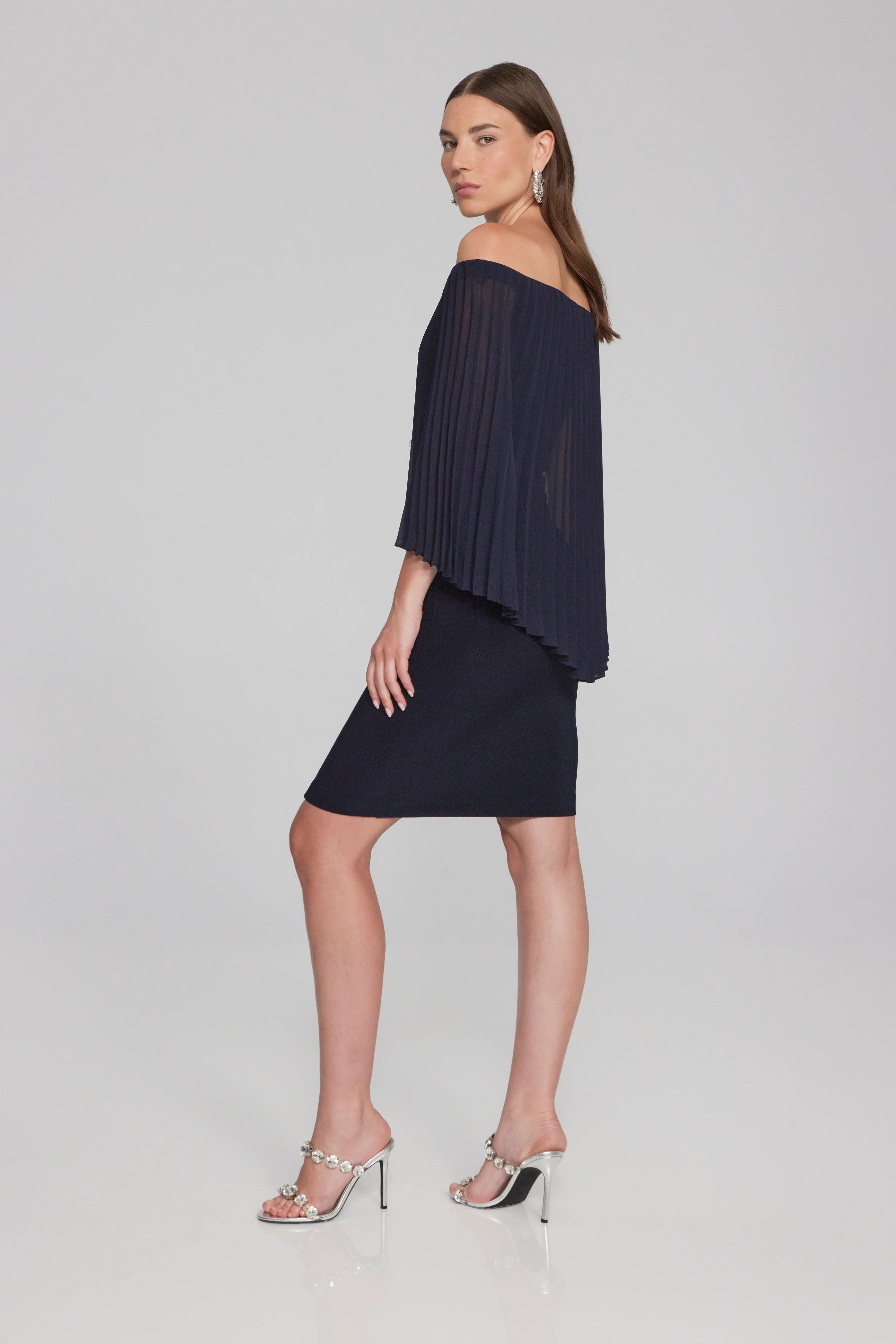 Joseph Ribkoff -241781-Dress-Royal Sapphire - Image 3