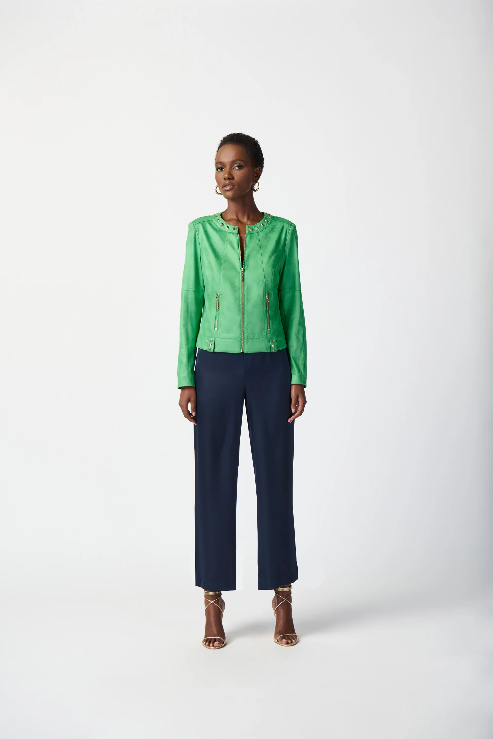 Joseph Ribkoff -241909-Jacket-Island Green - Image 4