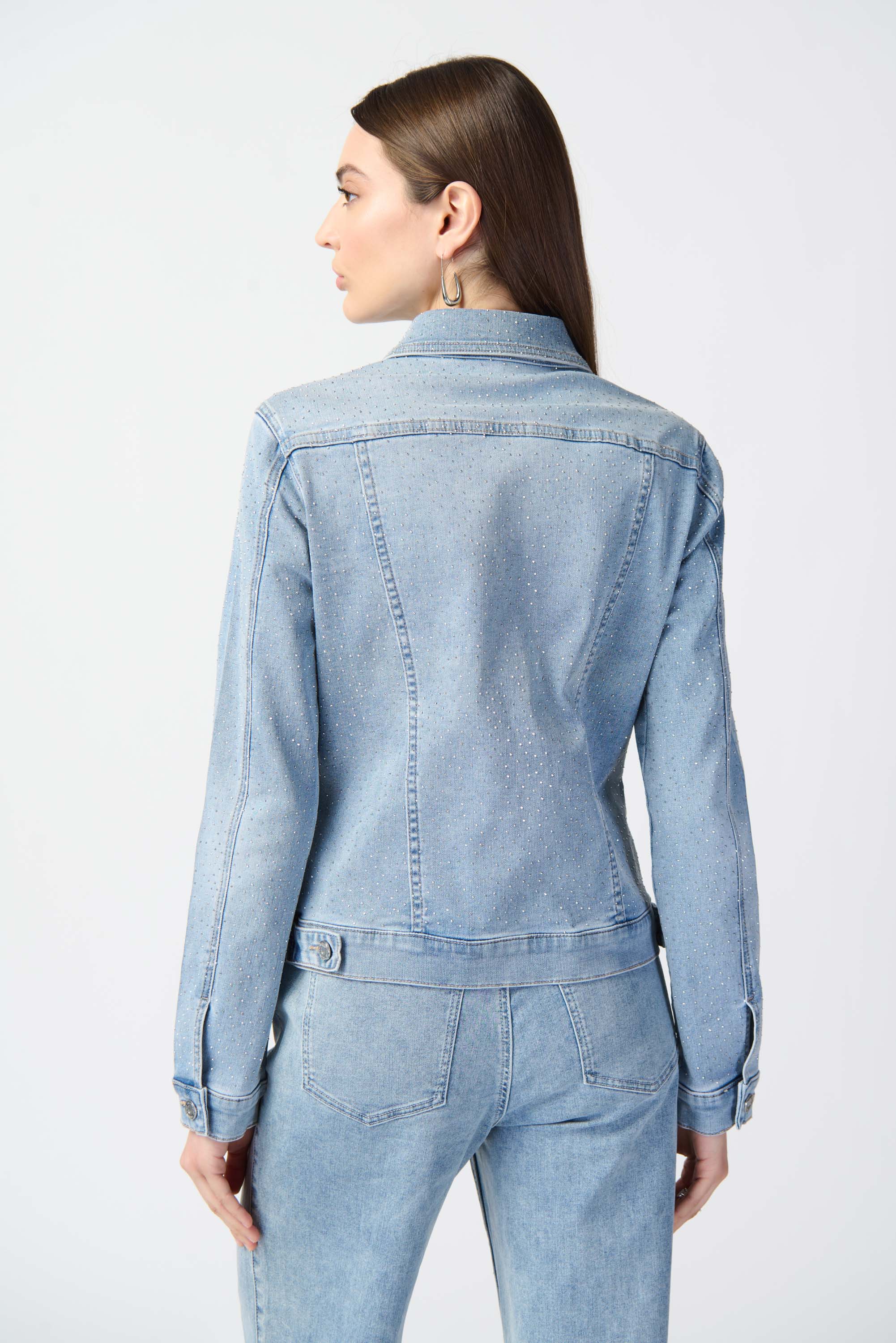 Joseph Ribkoff - 241914S25 -Jacket-Light Blue - Now Back in Stock for Spring 2025! - Image 3