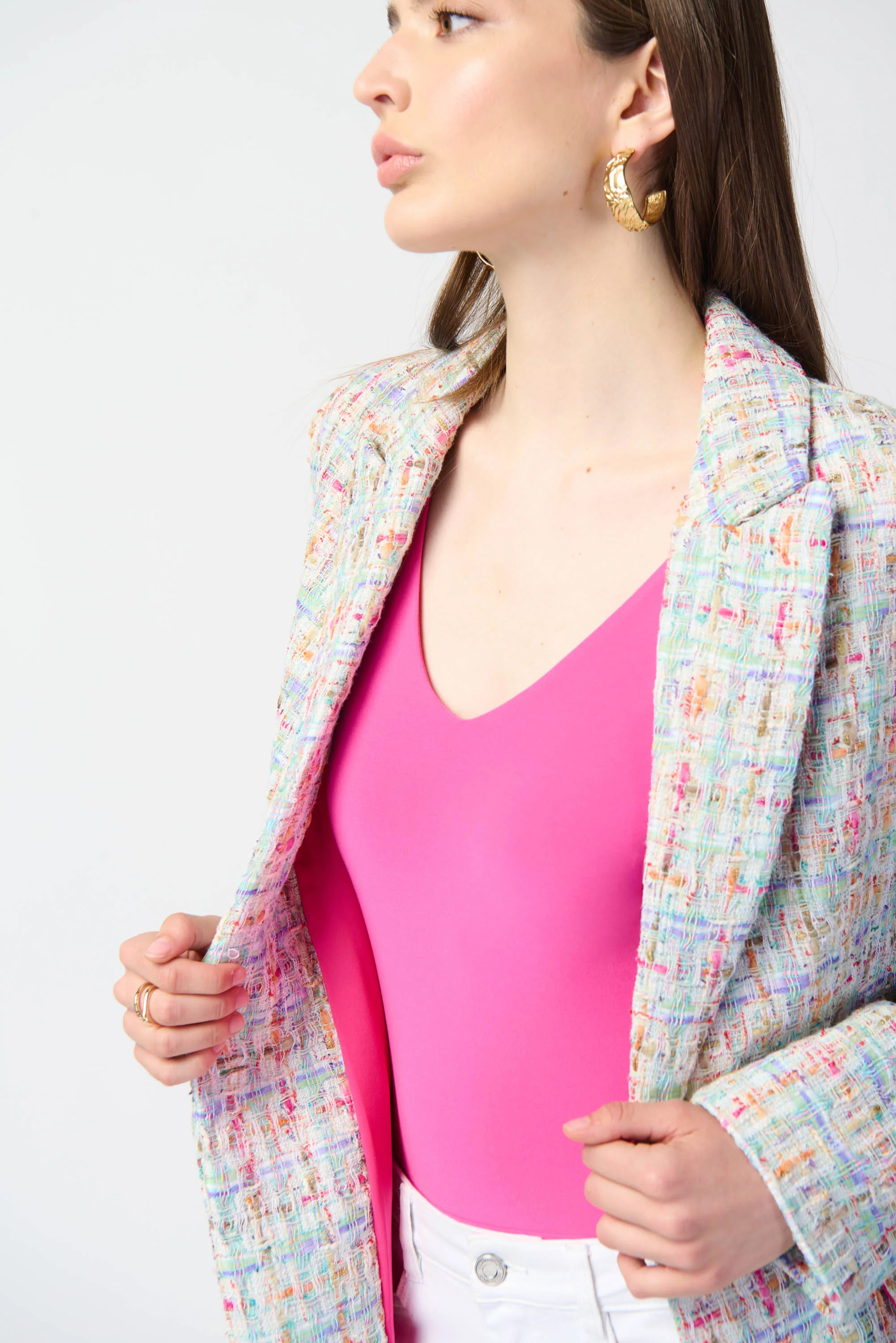 Joseph Ribkoff -241927-Blazer-Multi - Image 3