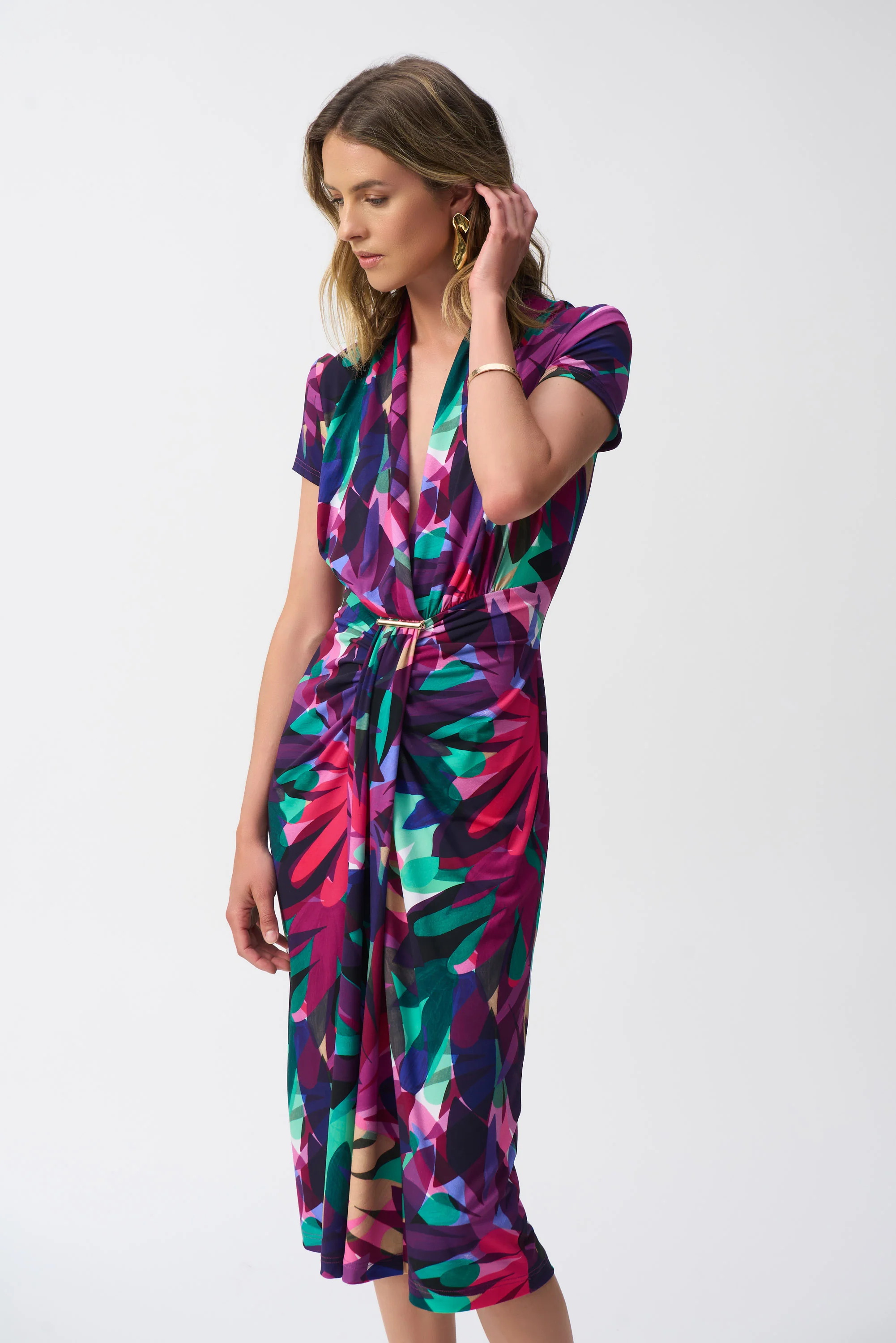 Joseph Ribkoff-251042-3759-Dress-Multi - Image 2