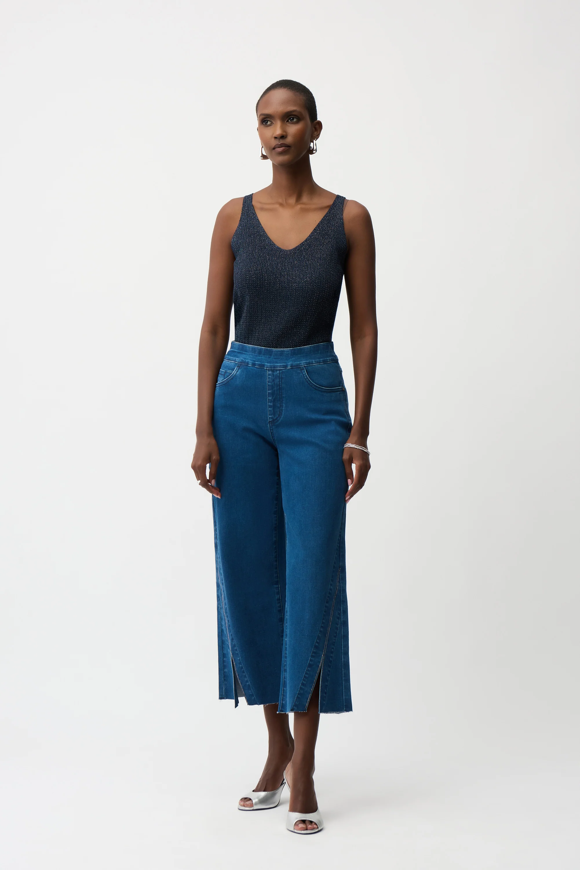 Joseph Ribkoff-252915S26-2166-Camisole-Midnight Blue - Image 4