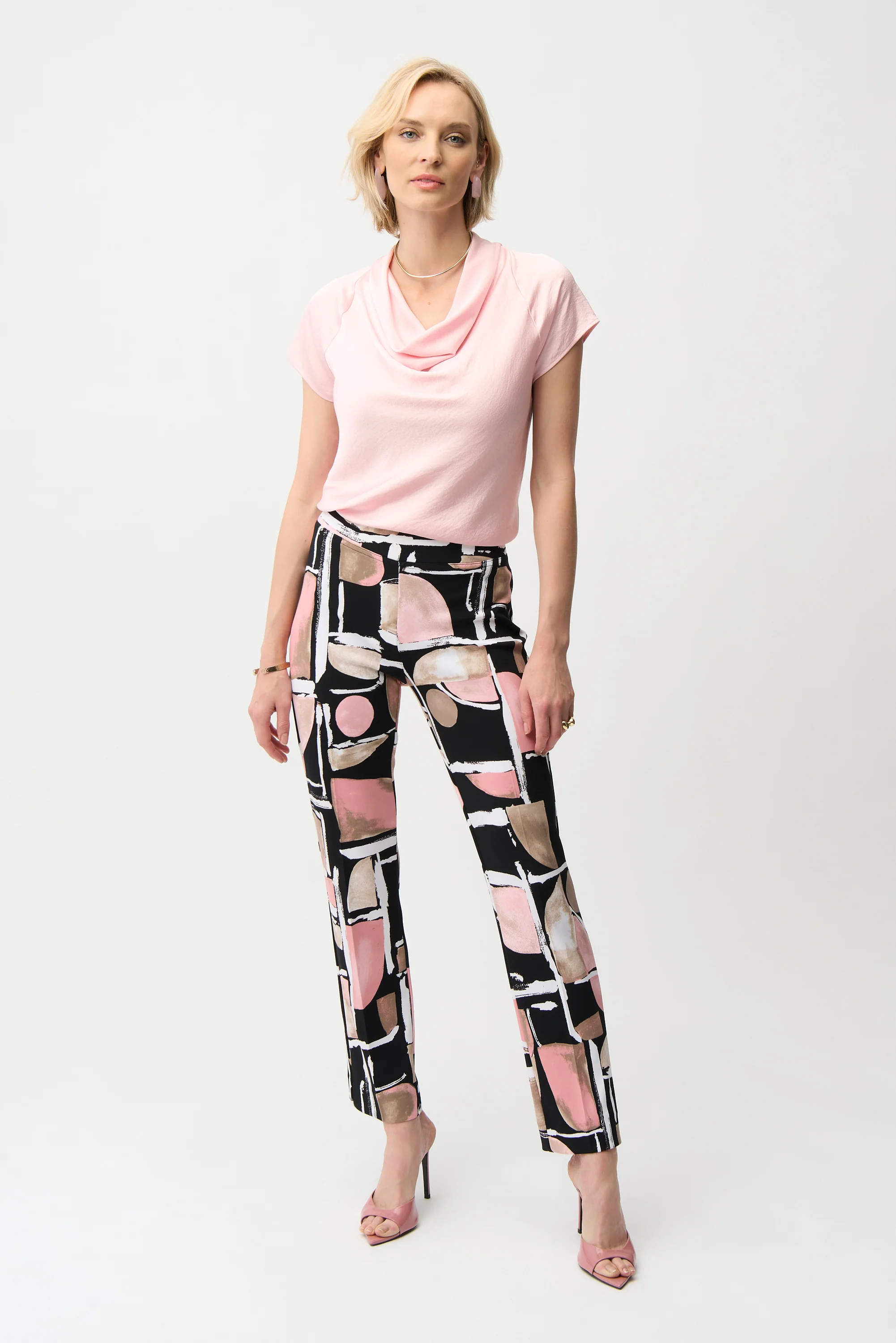 Joseph Ribkoff-261309-178-Pant-Black/Multi - Image 3