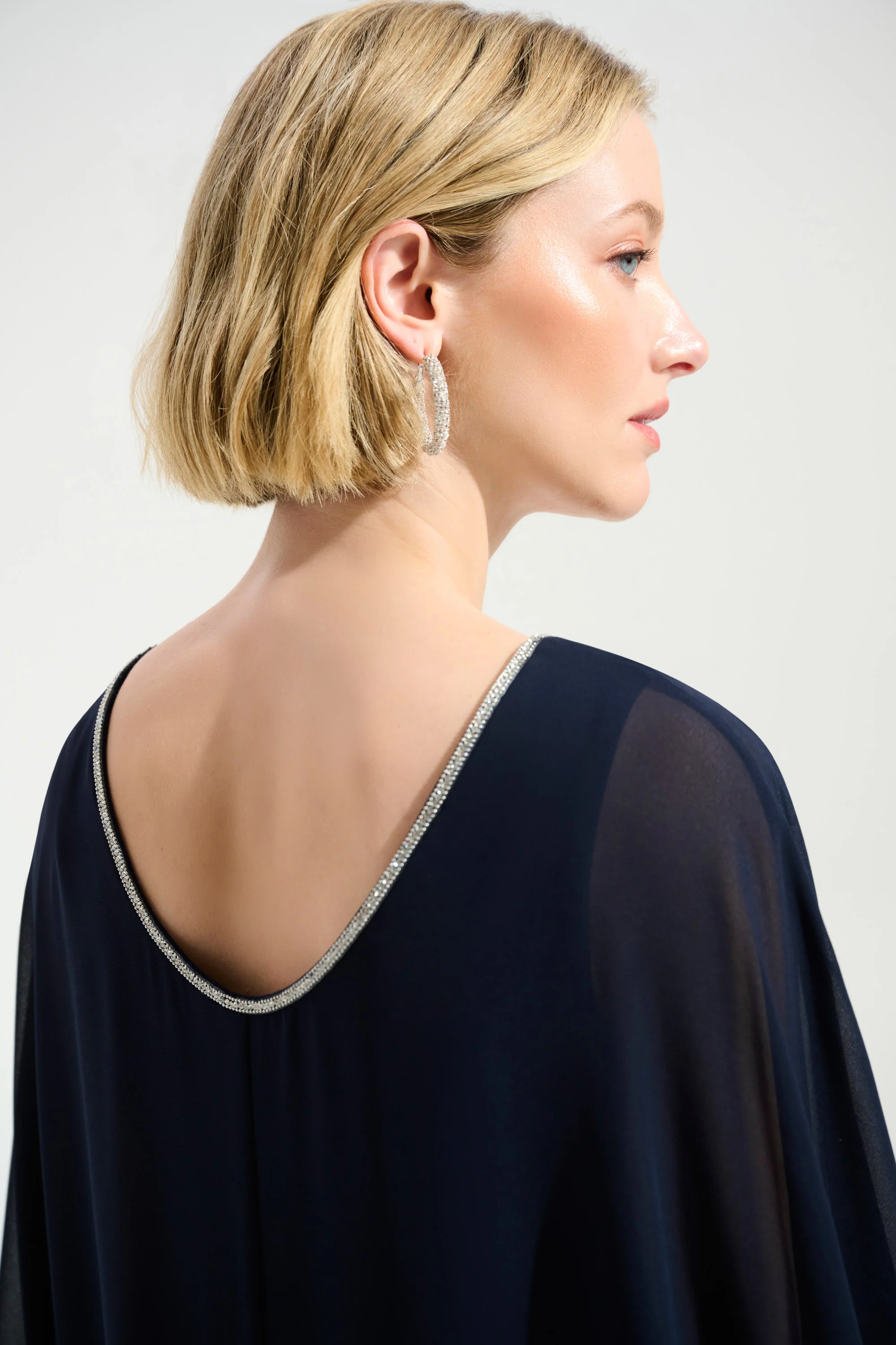 Joseph Ribkoff-261707-2166-Dress-Midnight Blue - Image 4