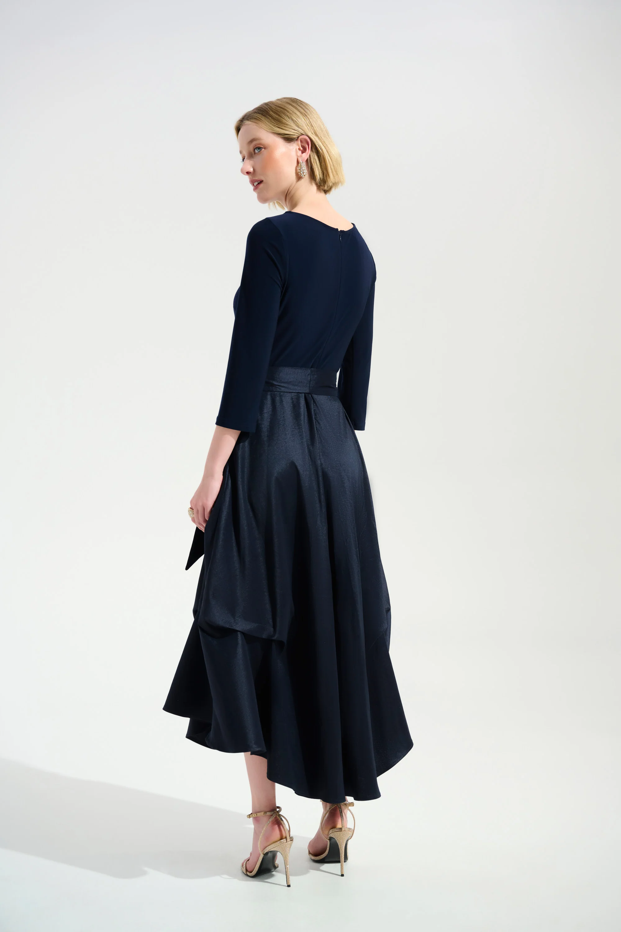 Joseph Ribkoff-261720-2166-Dress-Midnight Blue - Image 4