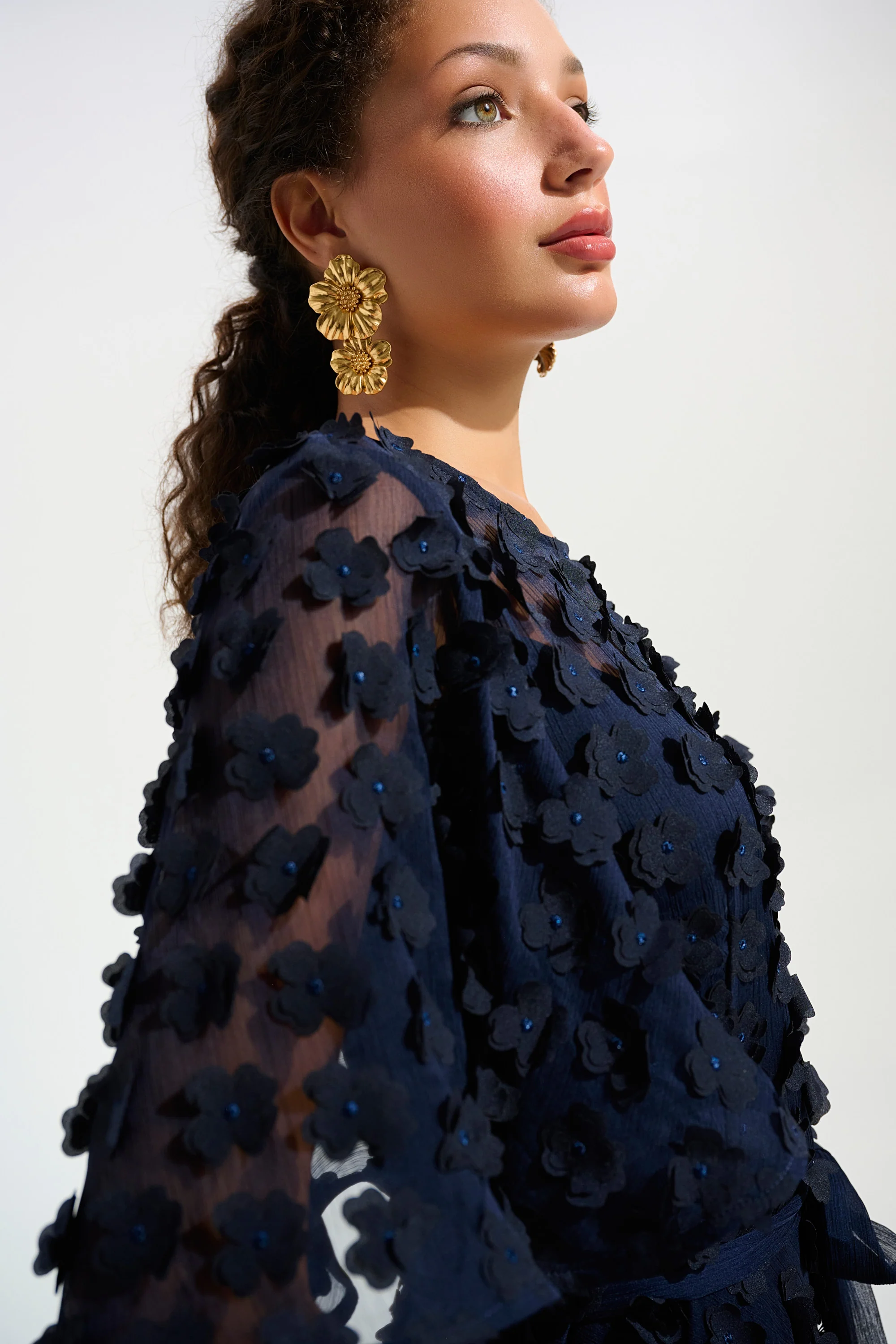 Joseph Ribkoff-261738-2166-Dress-Midnight Blue - Image 4
