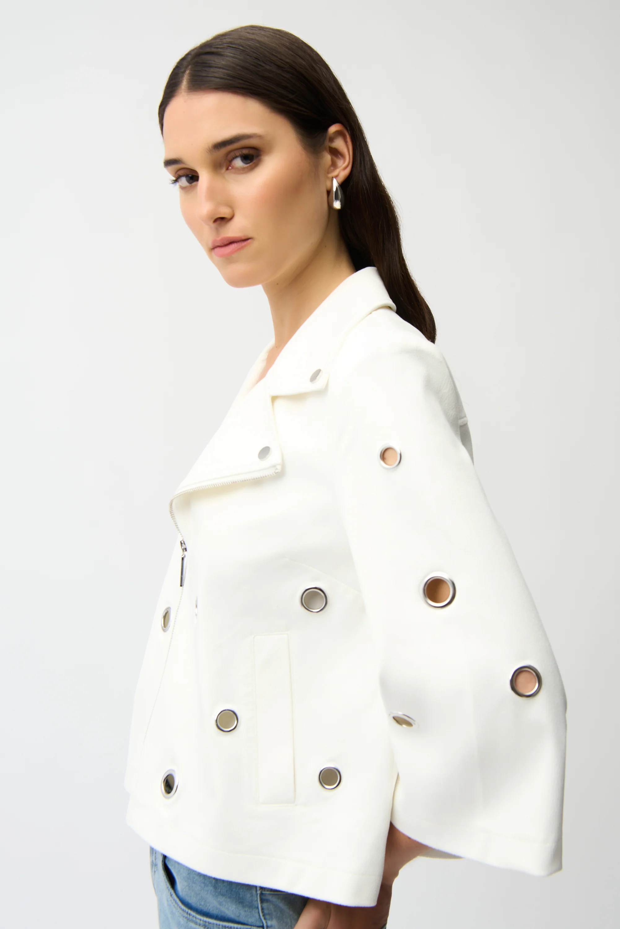 Joseph Ribkoff-261905-1761-Jacket-Vanilla - Image 4