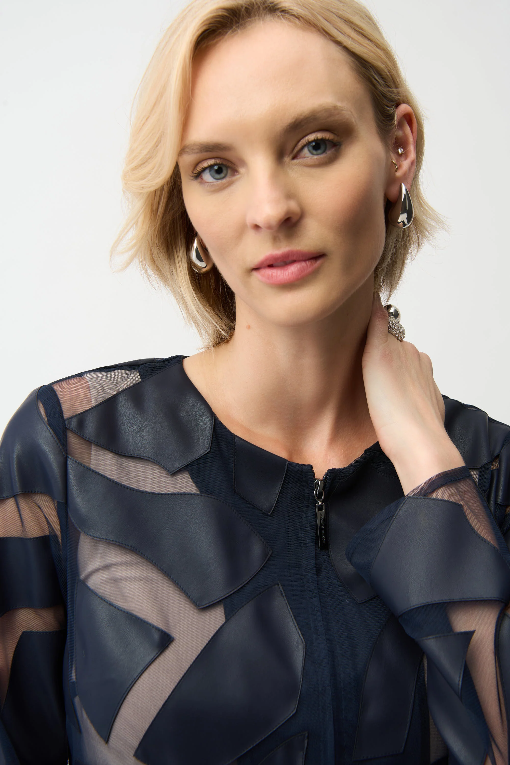 Joseph Ribkoff-261906-2431-Jacket-Midnight Blue - Image 4
