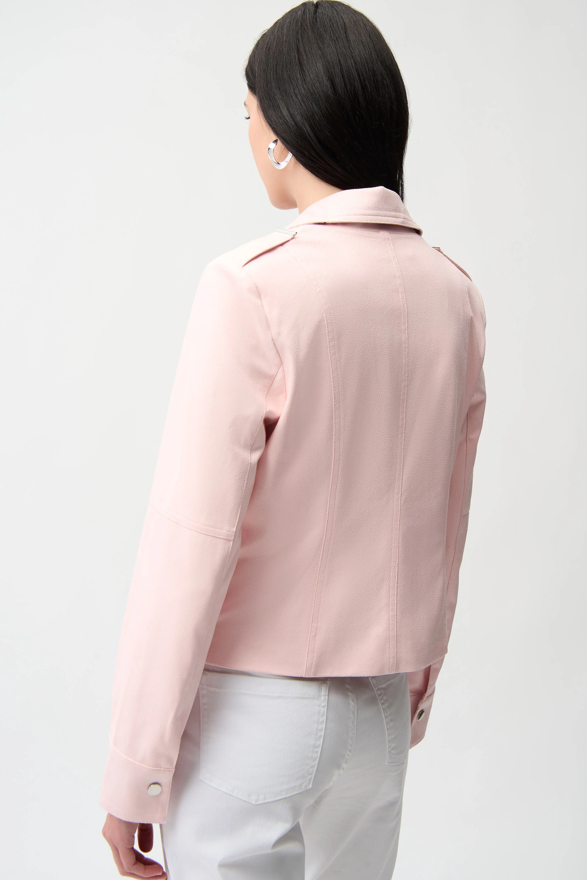 Joseph Ribkoff-261910-4475-Jacket-Petal Pink - Image 5