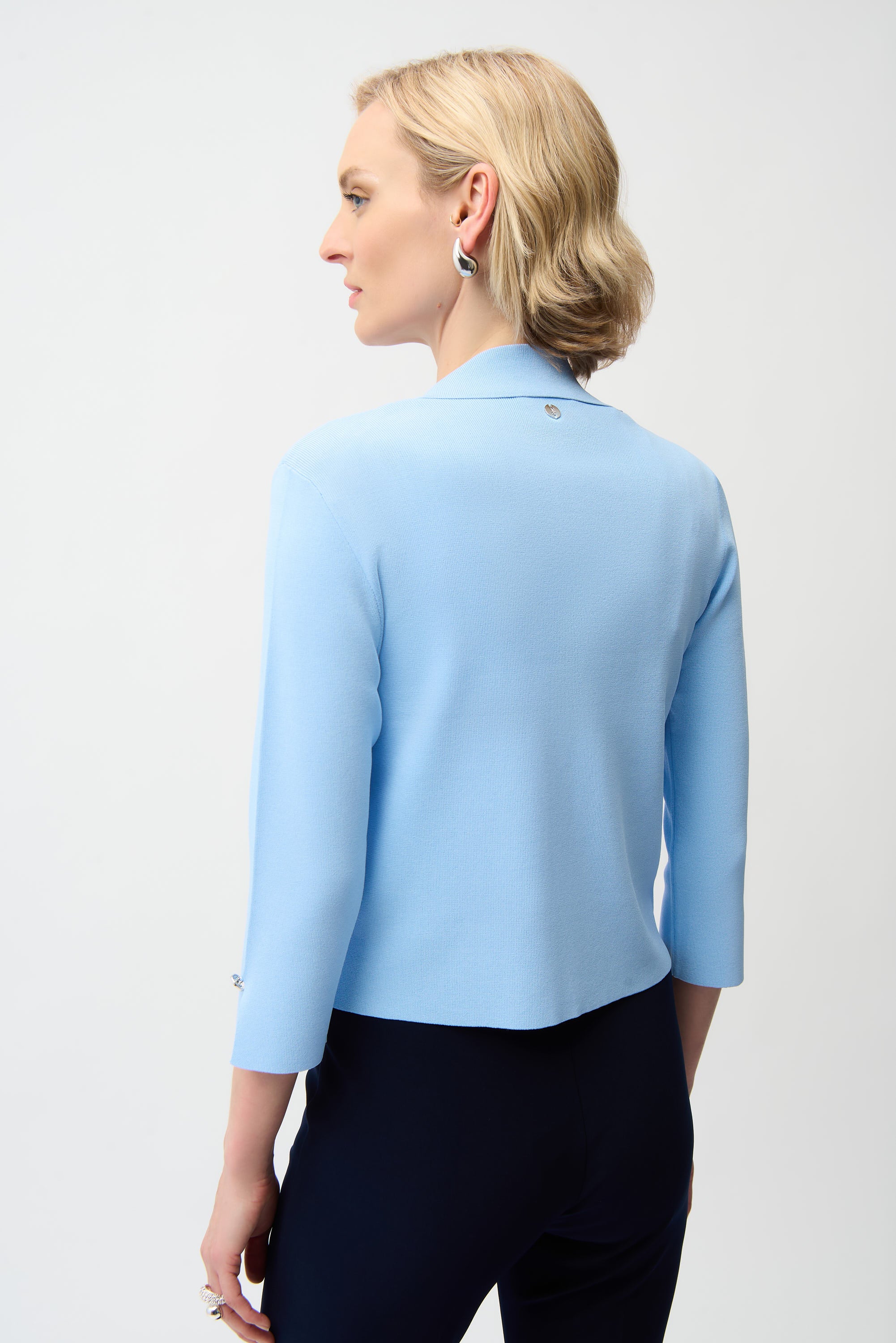 Joseph Ribkoff-261920-4373-Cover Up-Sky Blue - Image 3