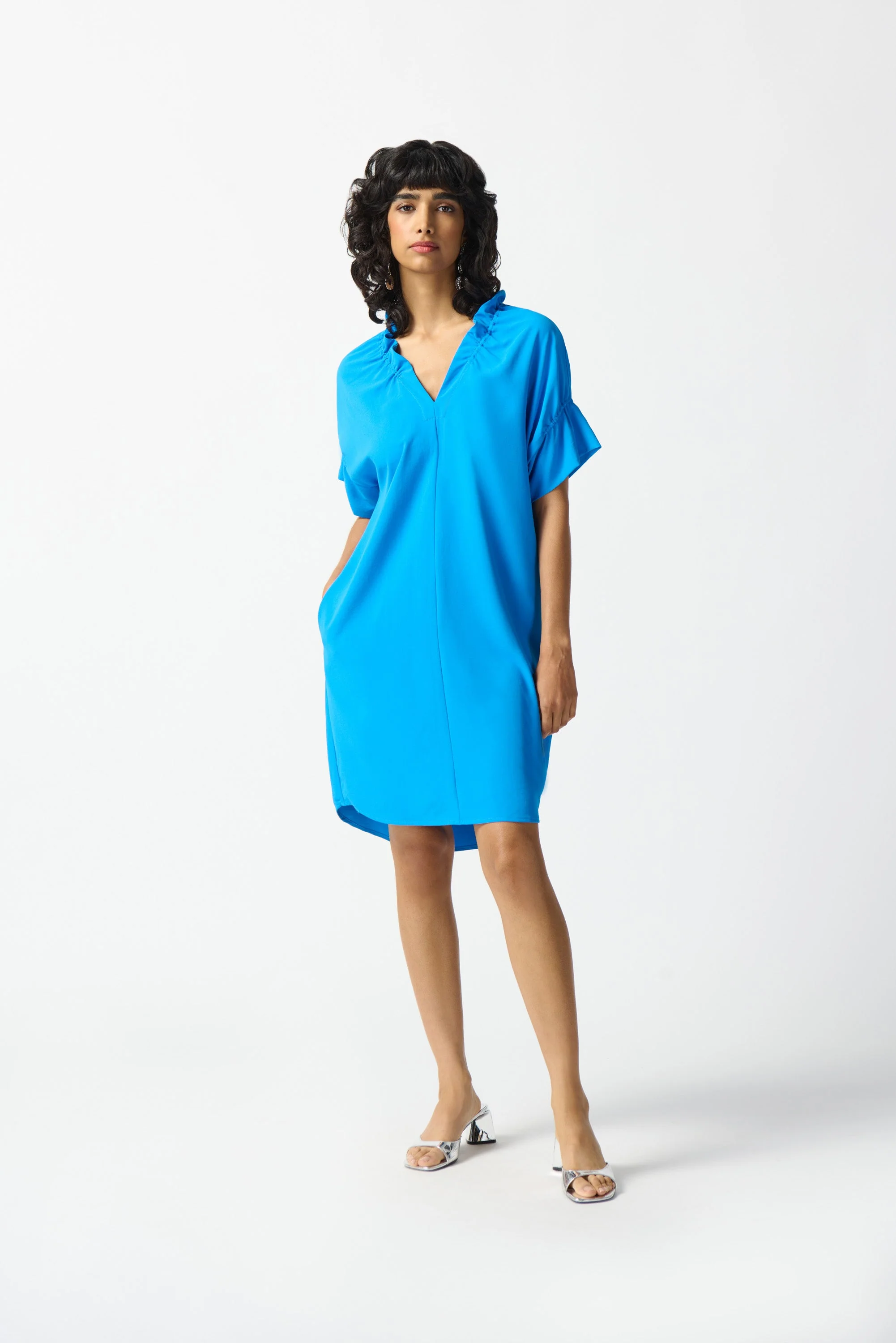 Joseph Ribkoff -242072-Dress-Midnight Blue - Image 3