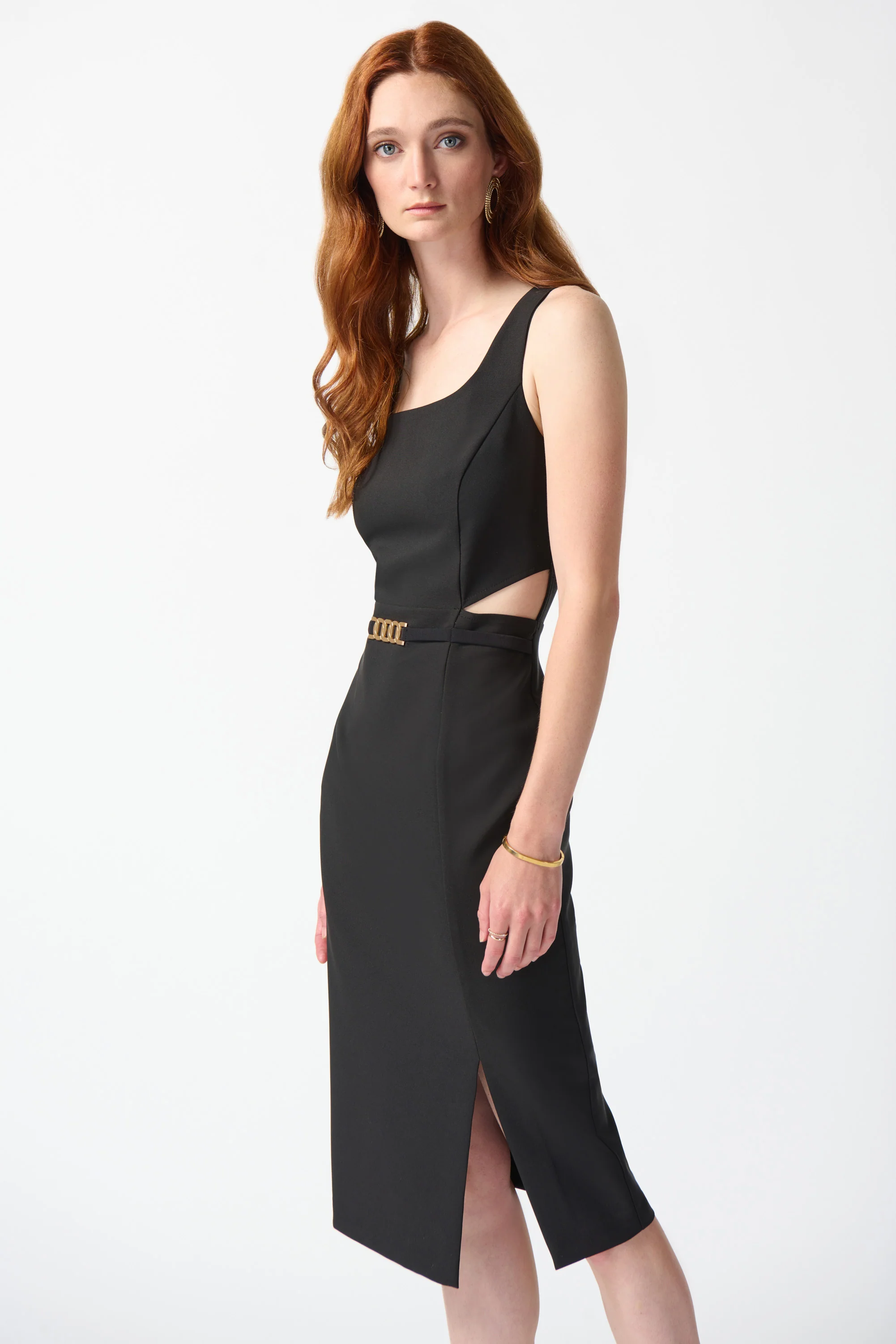 Joseph Ribkoff -242101-Dress-Midnight Blue - Image 3