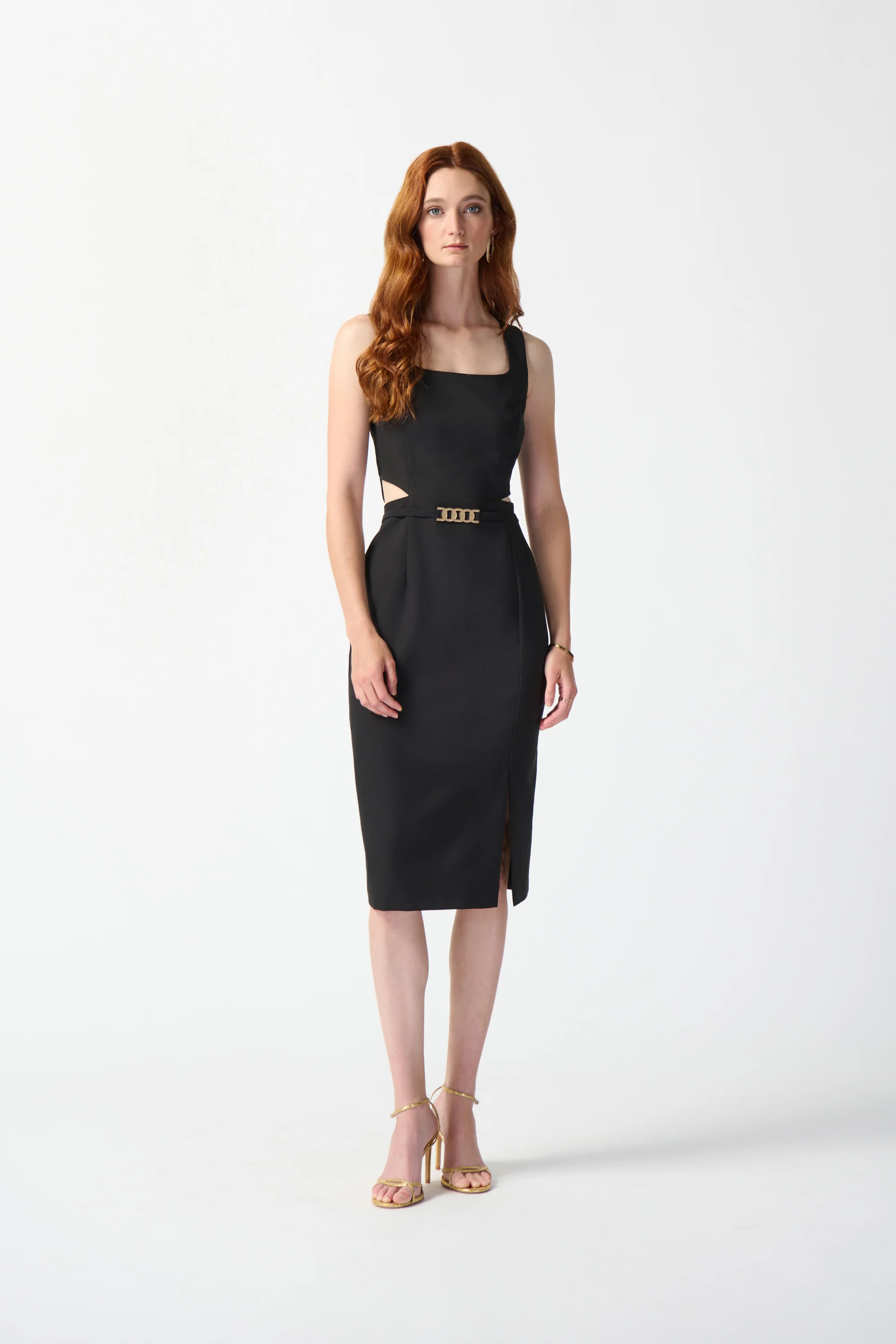 Joseph Ribkoff -242101-Dress-Shocking Pink - Image 4