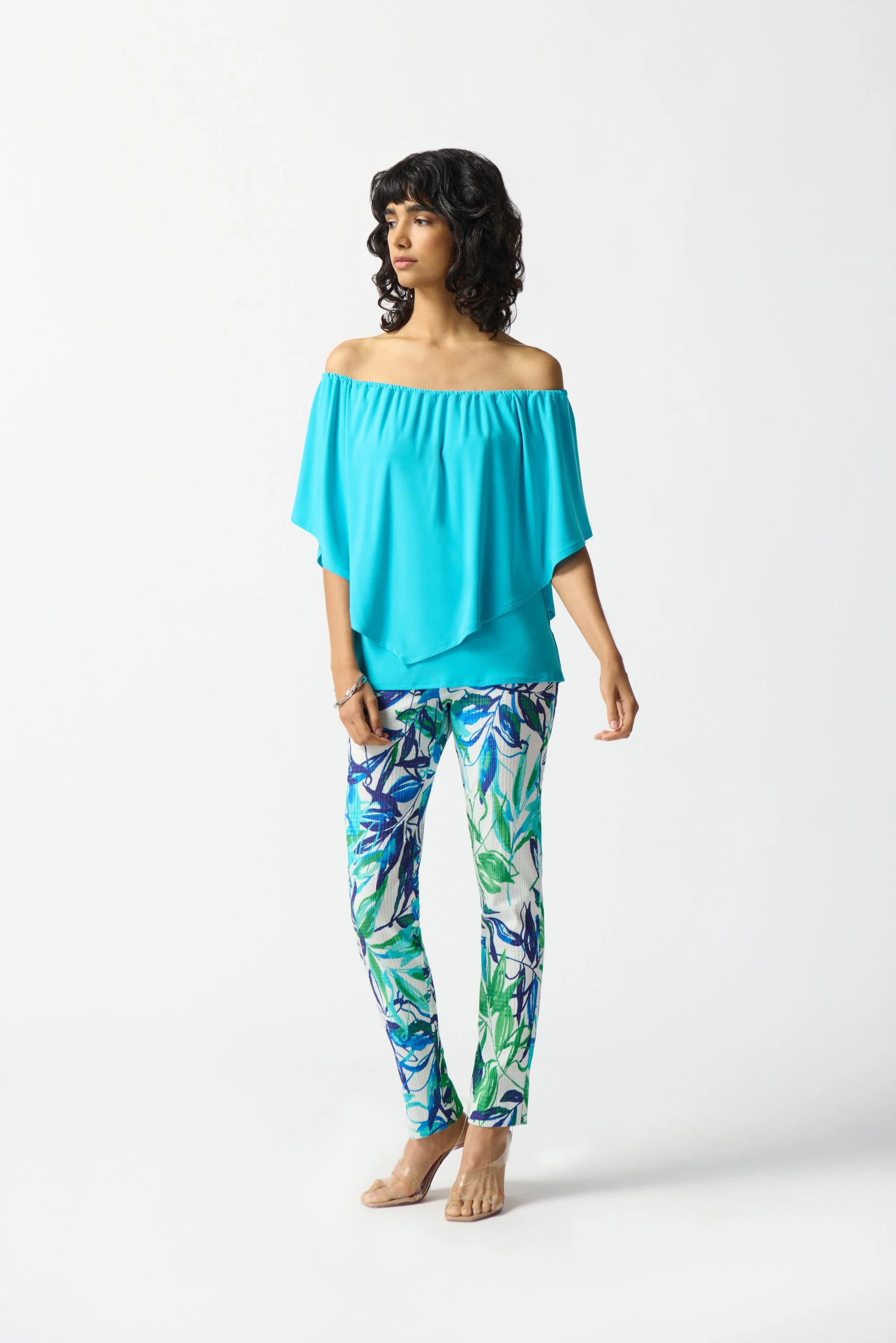 Joseph Ribkoff -242174-Tunic-Black - Image 2