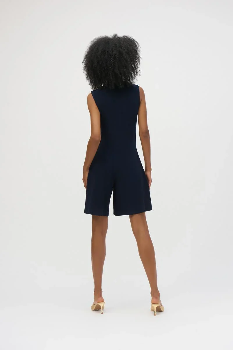Joseph Ribkoff-252099-2166-Jumpsuit-Midnight Blue - Image 2