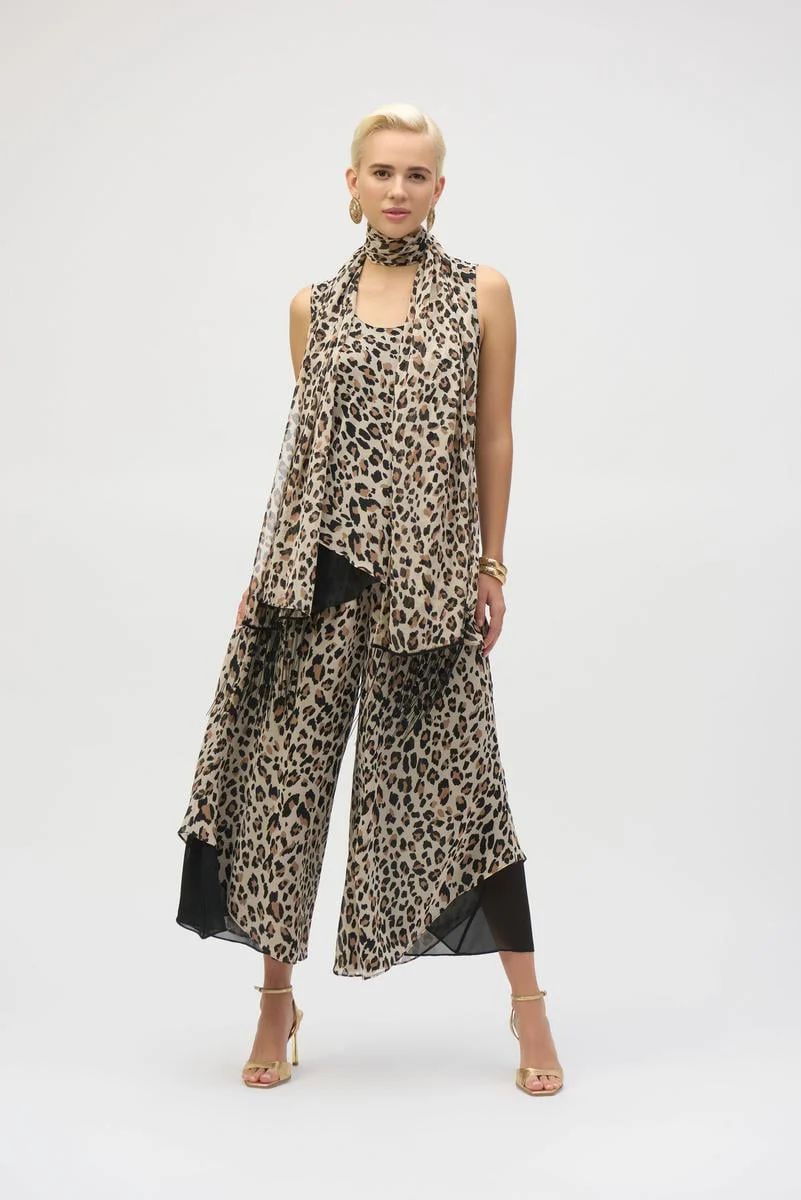 Joseph Ribkoff-252155-295-Tunic-Beige/Black - Image 2