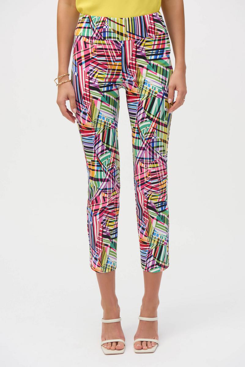 Joseph Ribkoff-252233-178-Pant-Black/Multi - Image 2