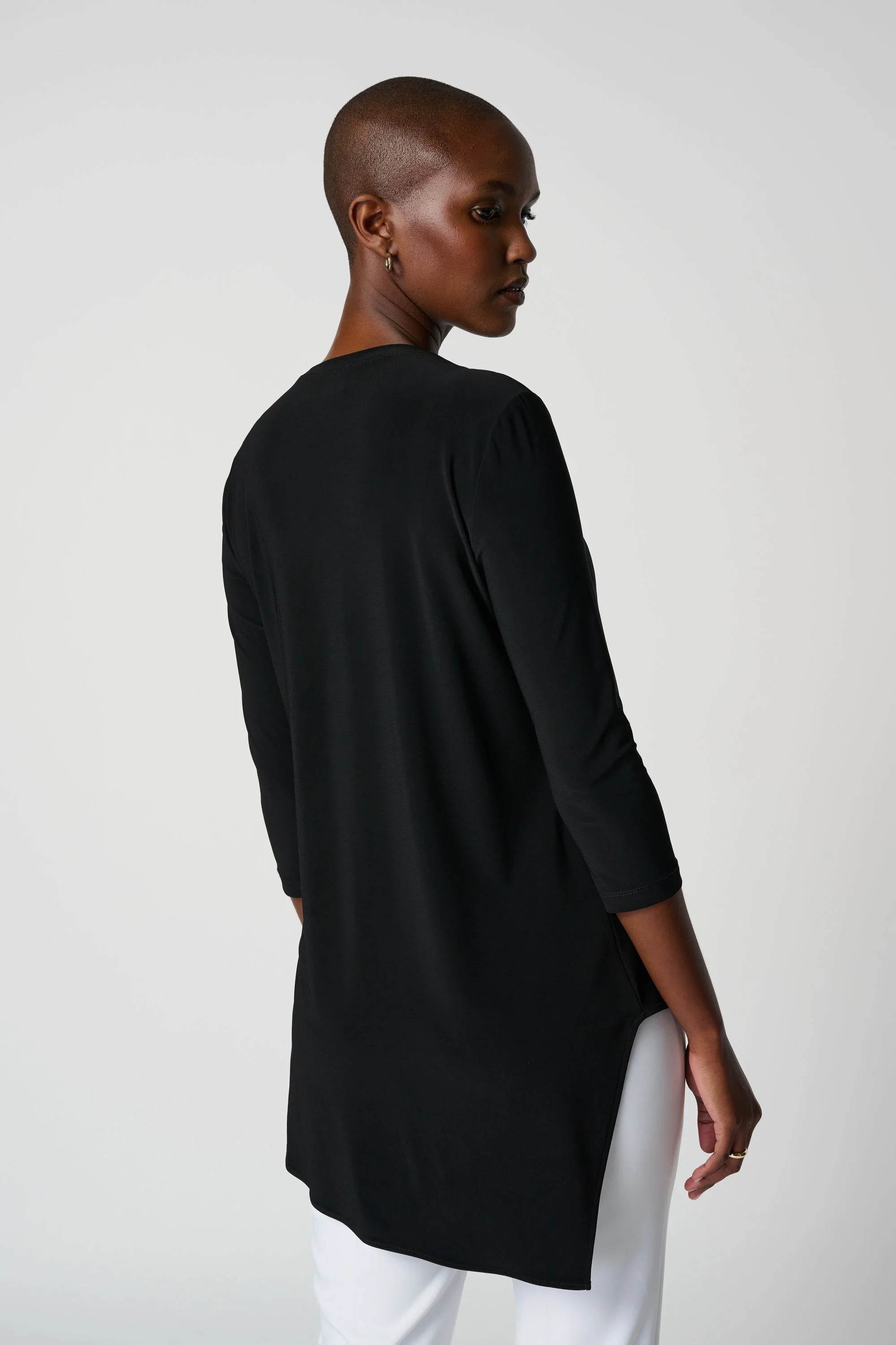 Joseph Ribkoff Tunic Style 161066 - 11 - Black - Image 3