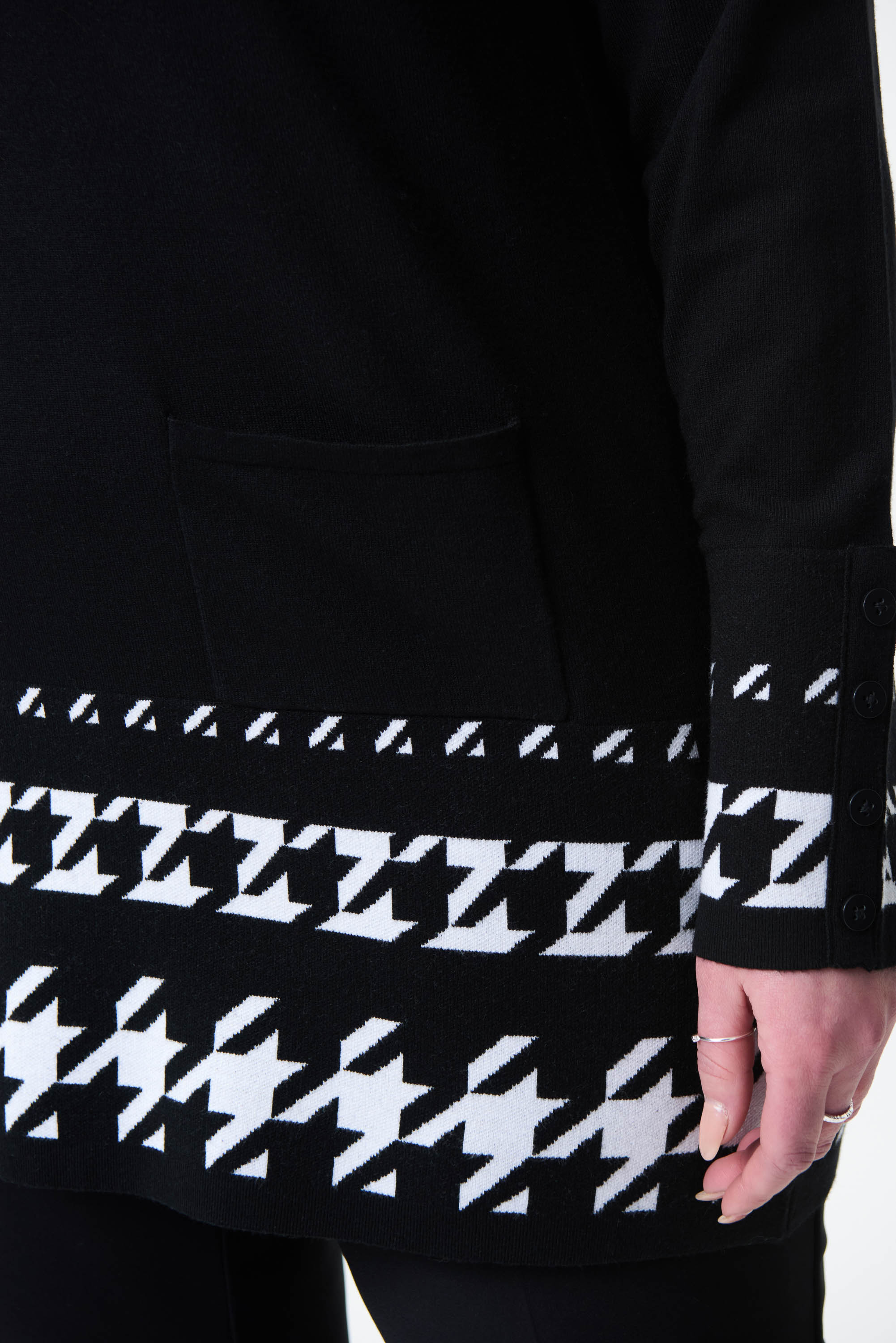 Joseph. Ribkoff Winter 2022 - Houndstooth Tunic Style - 224928 - Image 7