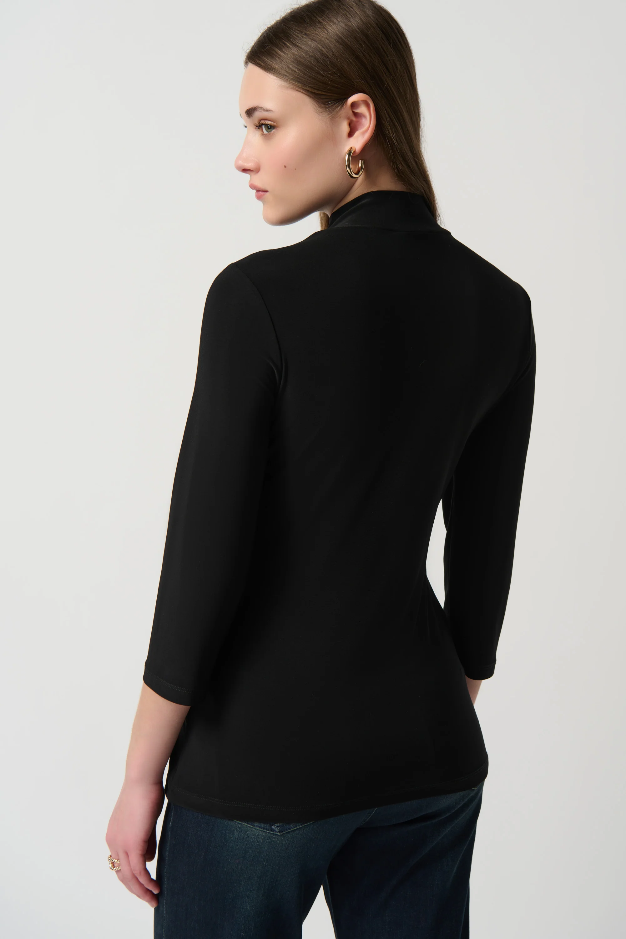 Joseph Ribkoff -234195-Top -Black - Image 5