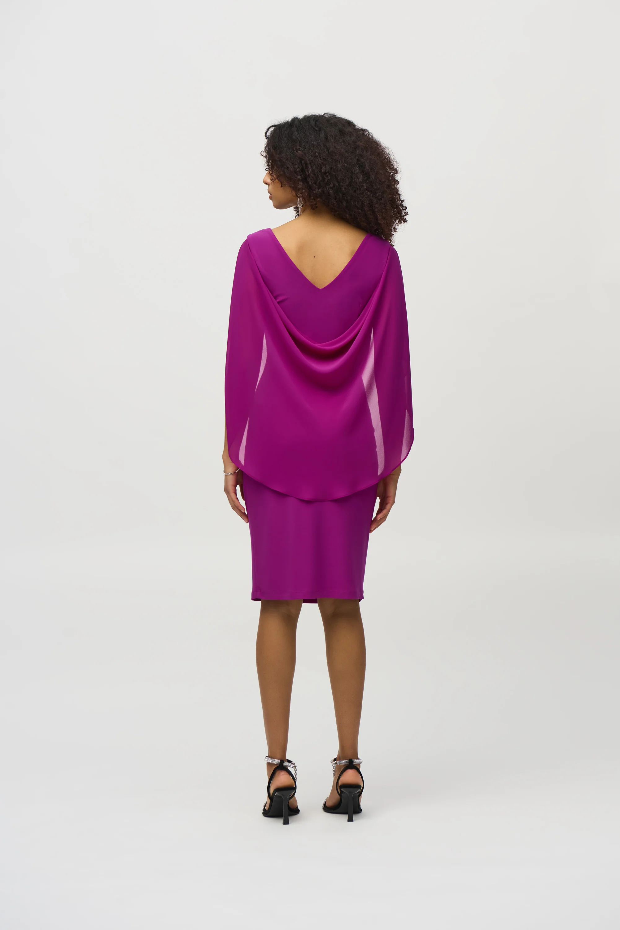 Joseph Ribkoff-244017-2166-Dress-Midnight Blue - Image 3