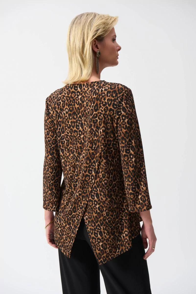 Joseph Ribkoff-244252-295-Tunic-Beige/Black - Image 4