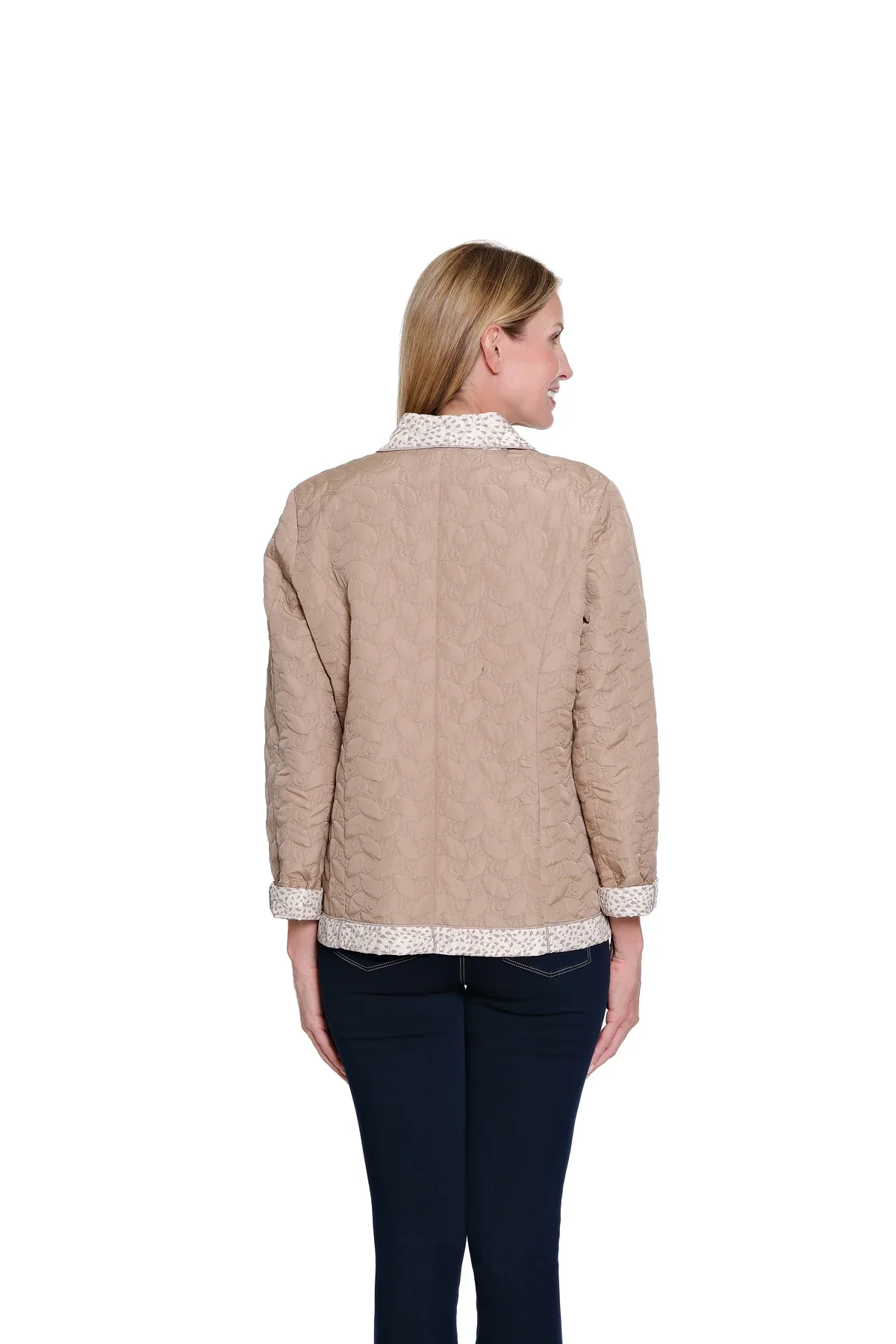 Multiples-M16212JM-Reversible Print Woven Jacket-Soft White - Image 3