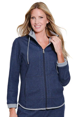 Multiples-M16301JM-Cuffed L/S Zip Thru RV 2 Side Jacket-Midnight