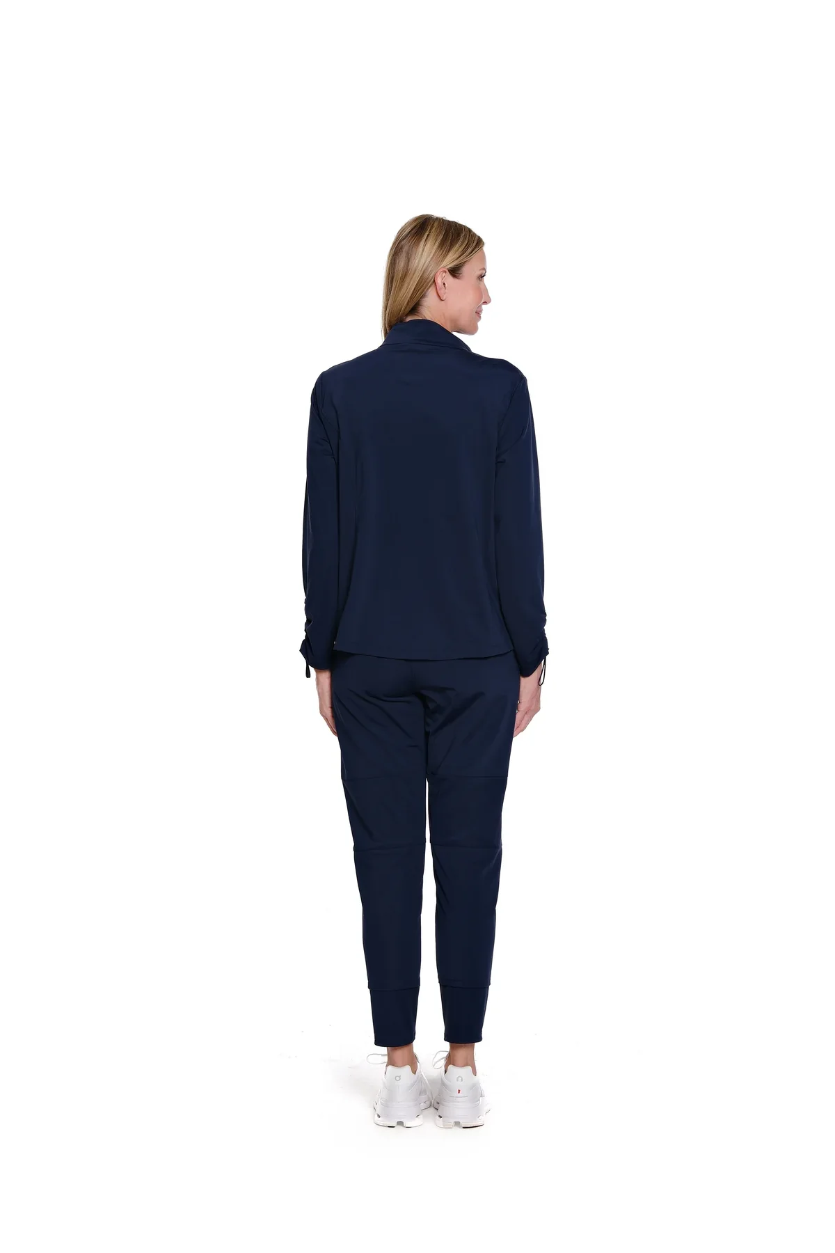 Multiples-M35703PMS-Drawstring Matte Jogger Pant-Midnight - Image 3